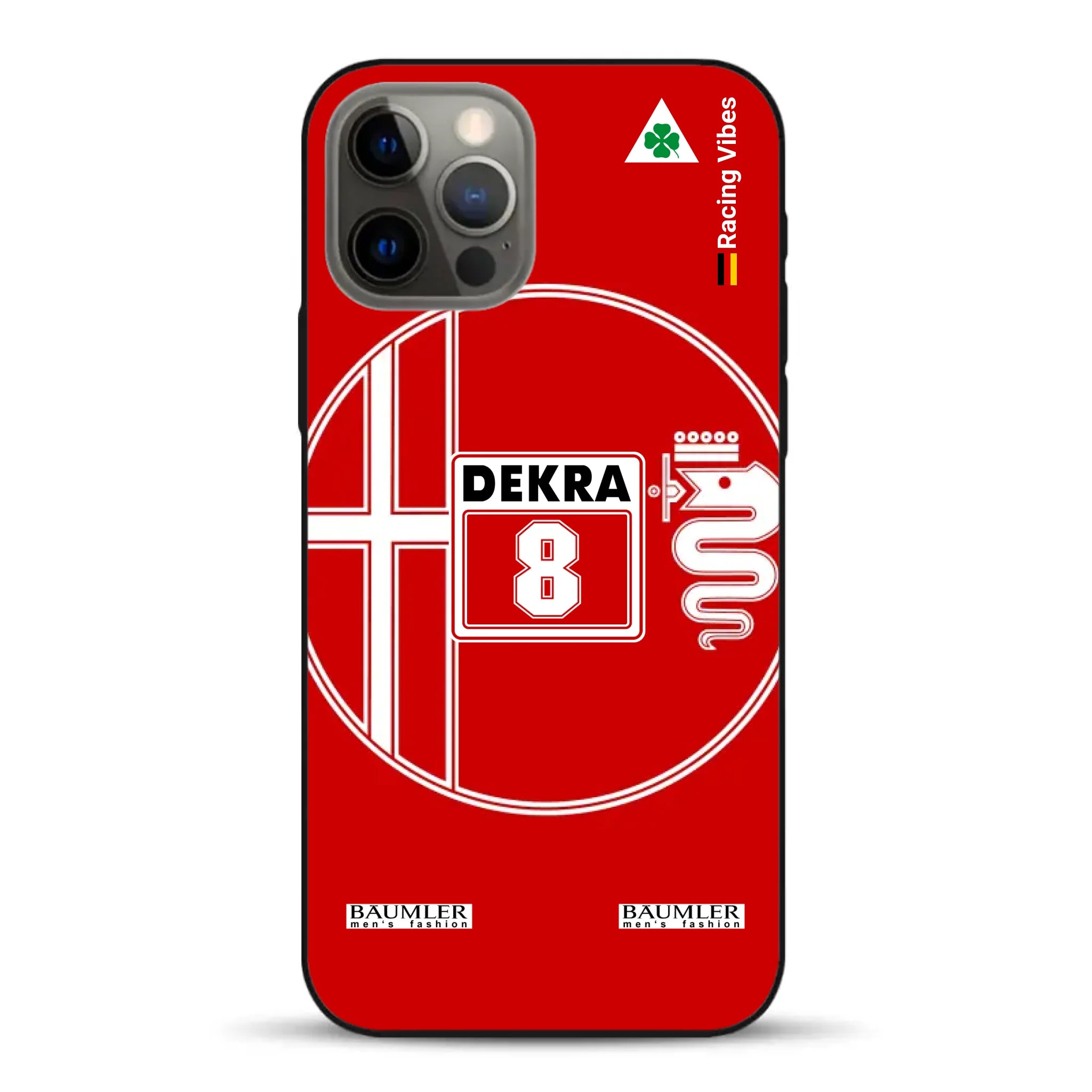 155 V6 TI #8 Larini DTM Champion 1993 Livery - Custodia per cellulare personalizzata per iPhone