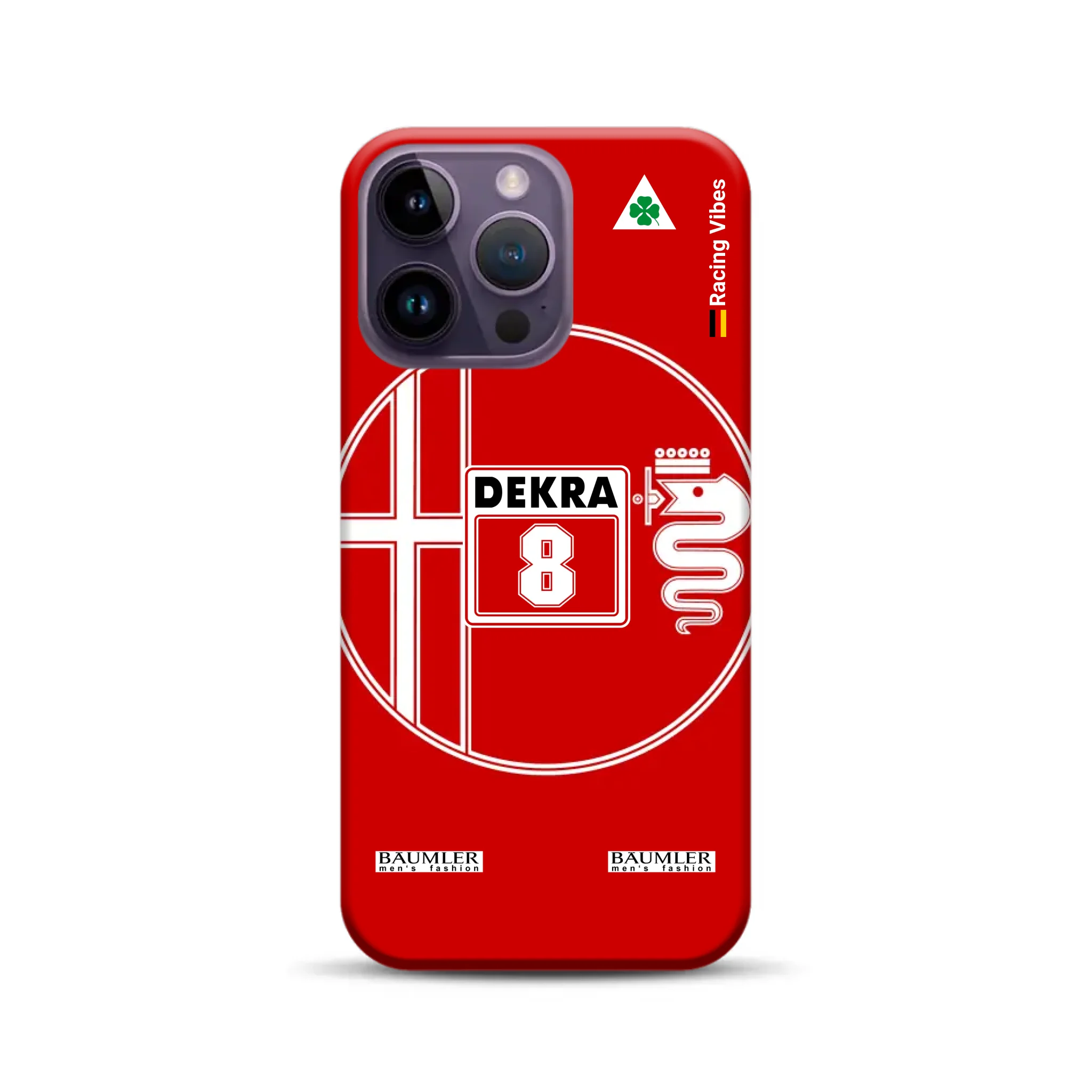 155 V6 TI #8 Larini DTM Champion 1993 Livery – Custodia premium personalizzata per iPhone