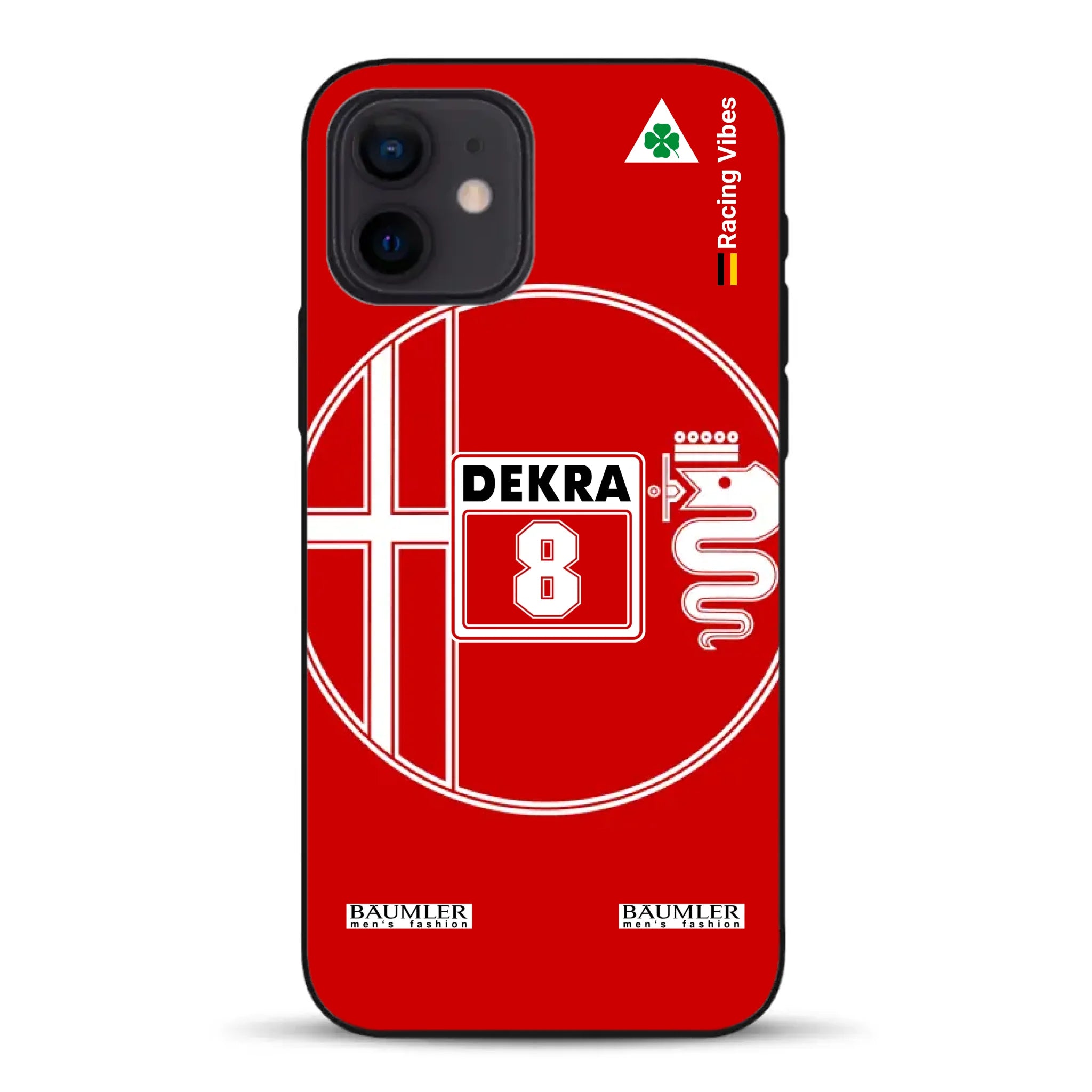 155 V6 TI #8 Larini DTM Champion 1993 Livery - Custodia per cellulare personalizzata per iPhone