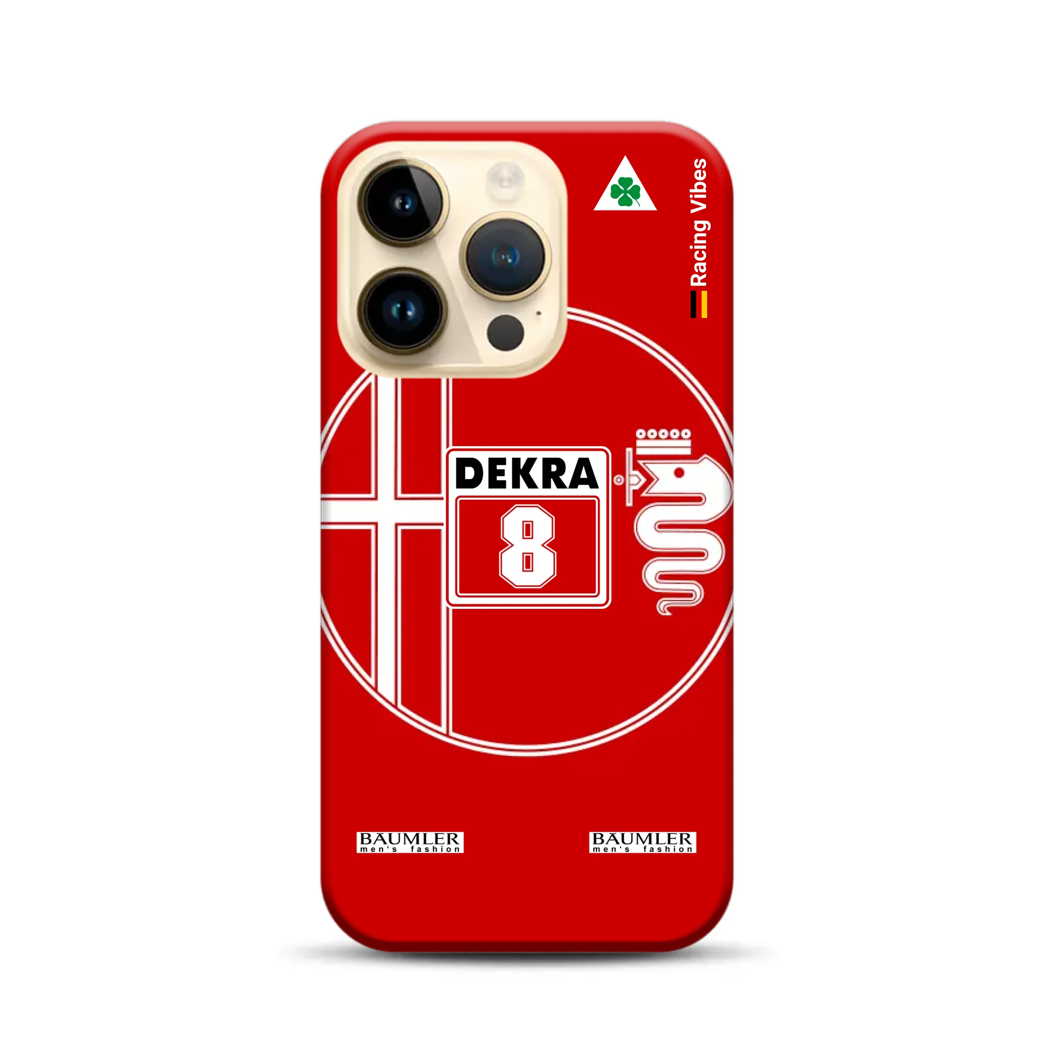 155 V6 TI #8 Larini DTM Champion 1993 Livery – Custodia premium personalizzata per iPhone