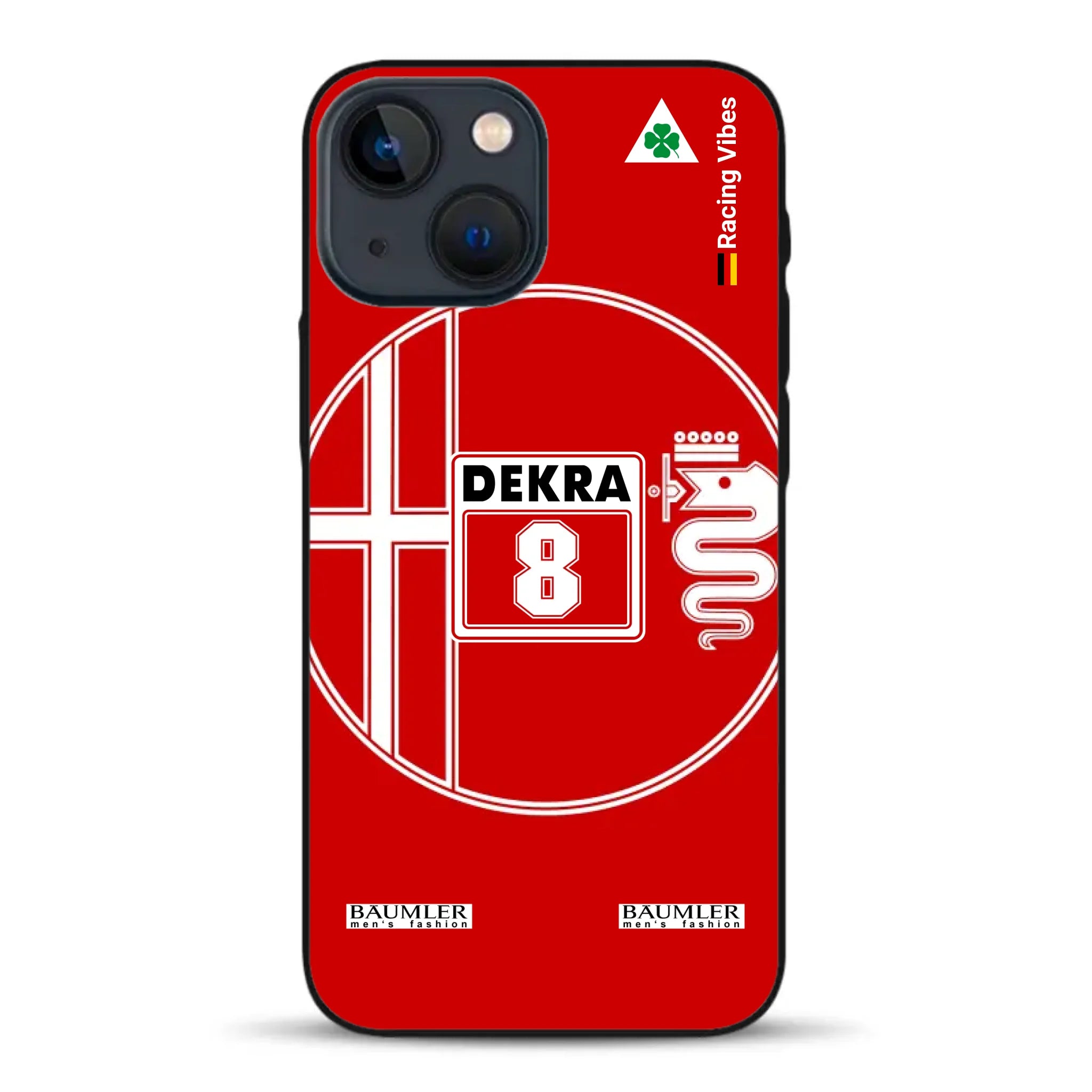 155 V6 TI #8 Larini DTM Champion 1993 Livery - Custodia per cellulare personalizzata per iPhone