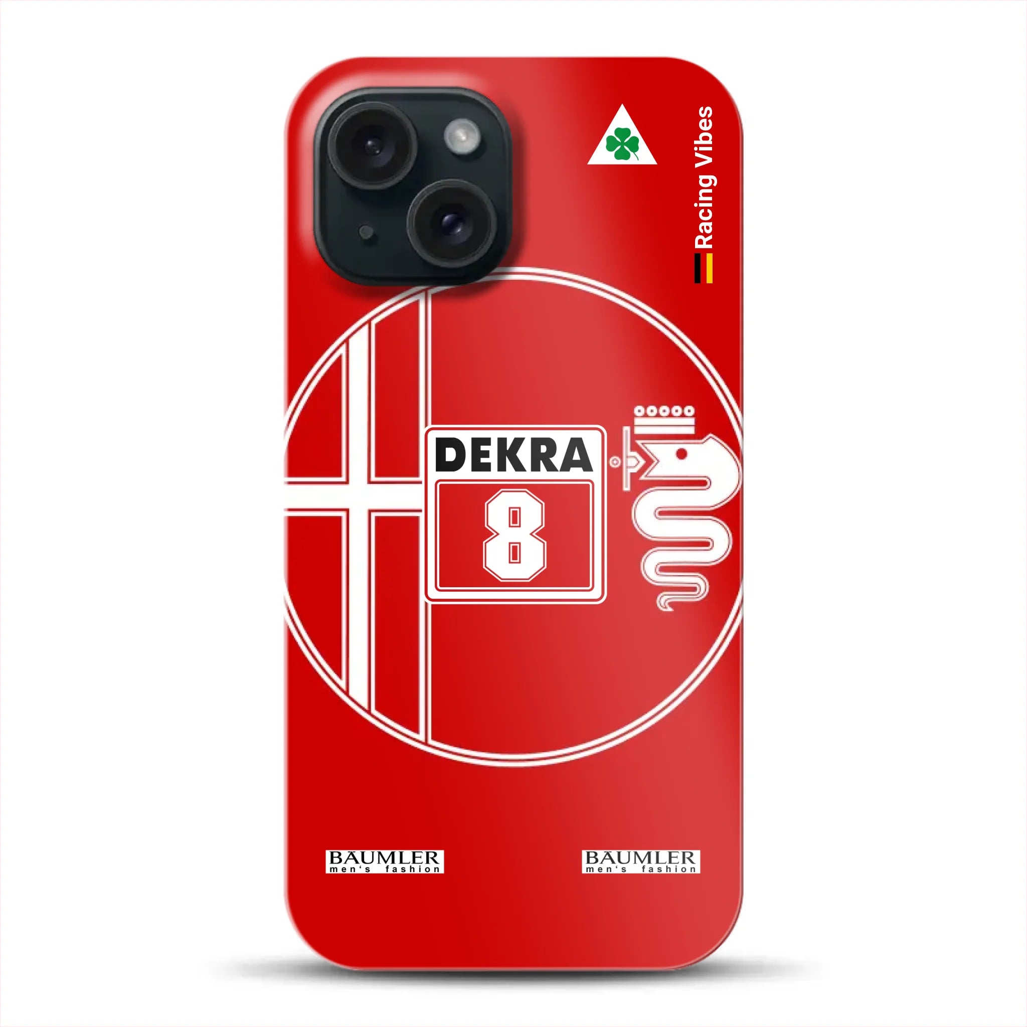 155 V6 TI #8 Larini DTM Champion 1993 Livery – Custodia premium personalizzata per iPhone