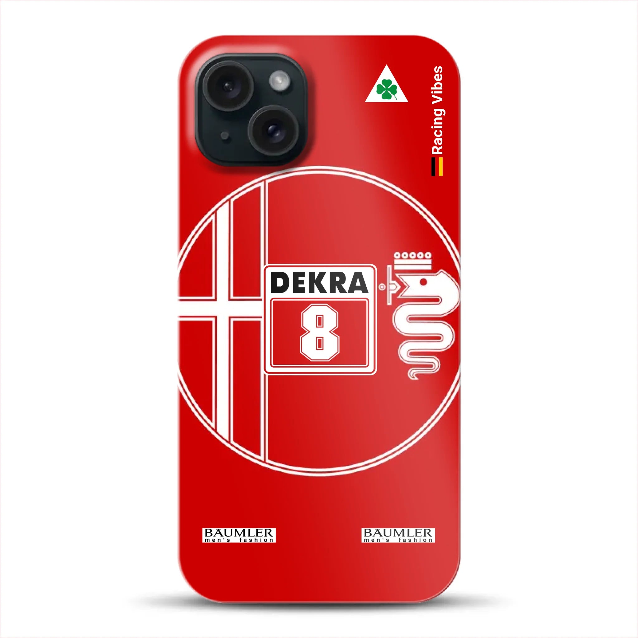 155 V6 TI #8 Larini DTM Champion 1993 Livery – Custodia premium personalizzata per iPhone