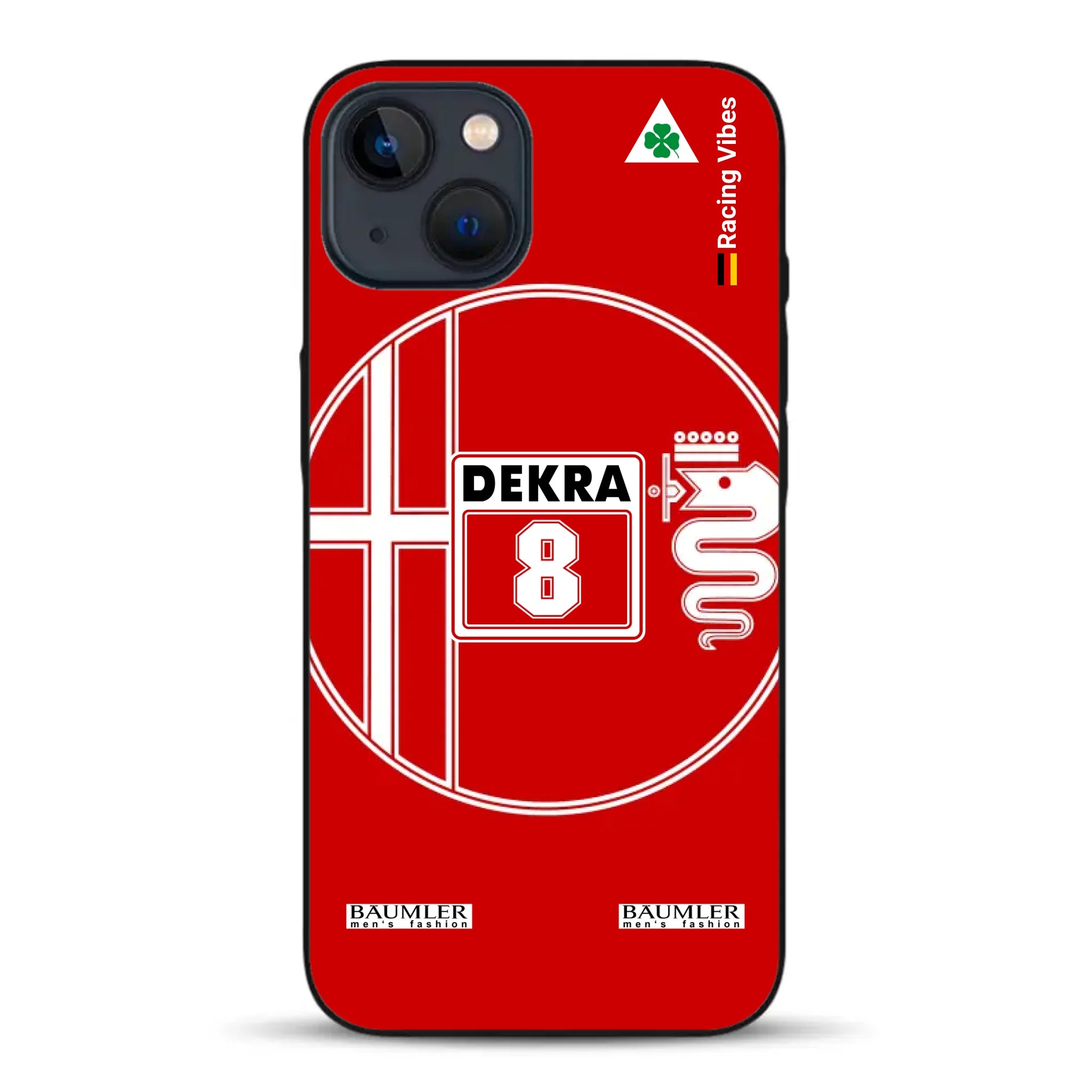 155 V6 TI #8 Larini DTM Champion 1993 Livery - Custodia per cellulare personalizzata per iPhone