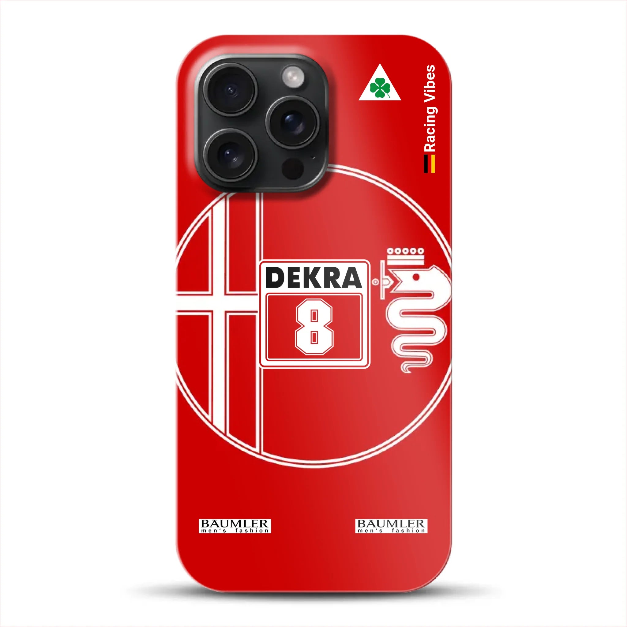 155 V6 TI #8 Larini DTM Champion 1993 Livery – Custodia premium personalizzata per iPhone