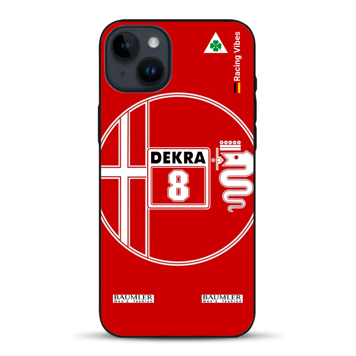 155 V6 TI #8 Larini DTM Champion 1993 Livery - Custodia per cellulare personalizzata per iPhone