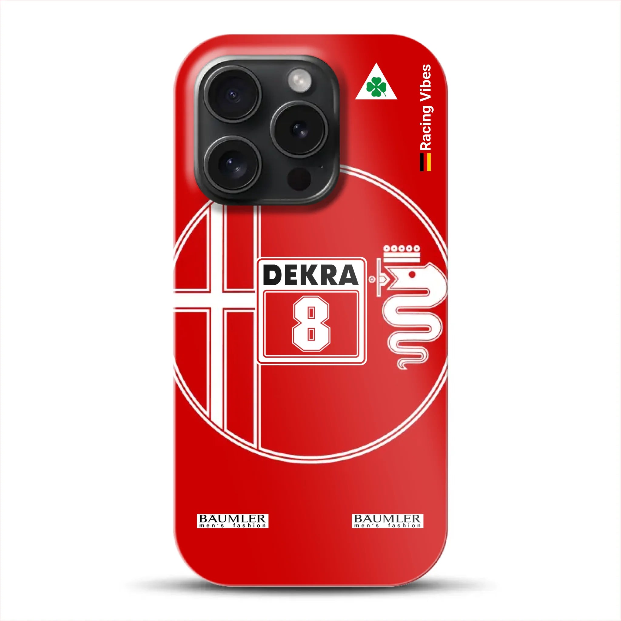 155 V6 TI #8 Larini DTM Champion 1993 Livery – Custodia premium personalizzata per iPhone