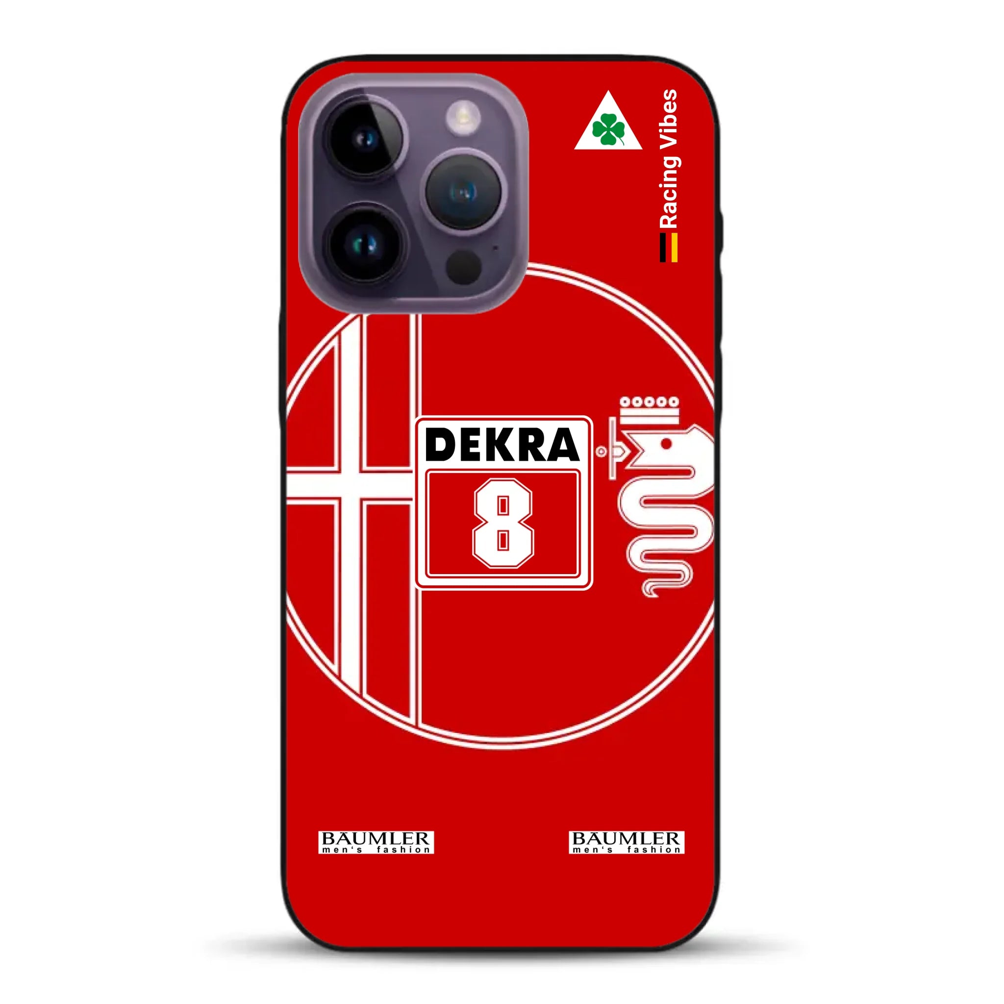 155 V6 TI #8 Larini DTM Champion 1993 Livery - Custodia per cellulare personalizzata per iPhone