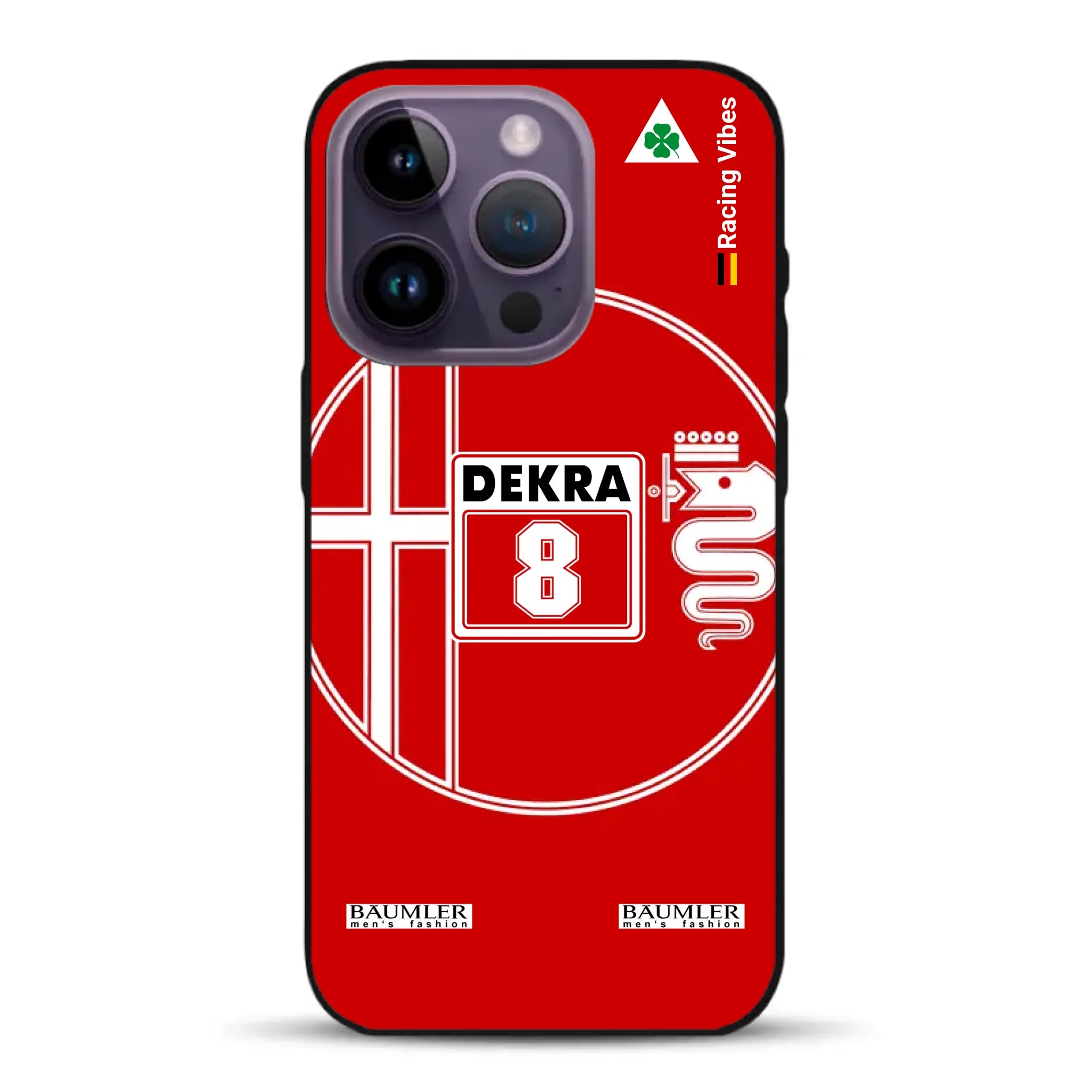 155 V6 TI #8 Larini DTM Champion 1993 Livery - Custodia per cellulare personalizzata per iPhone