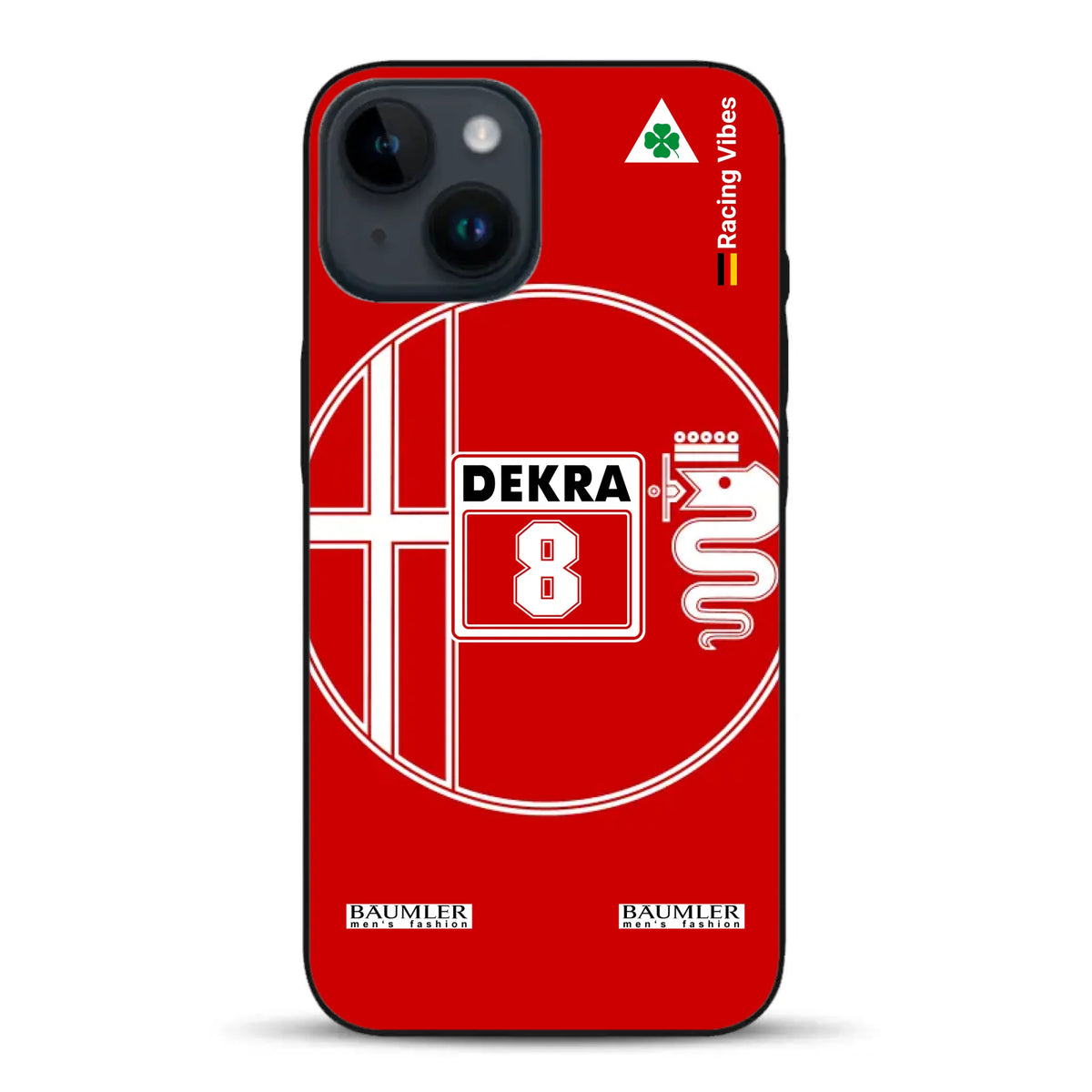155 V6 TI #8 Larini DTM Champion 1993 Livery - Custodia per cellulare personalizzata per iPhone