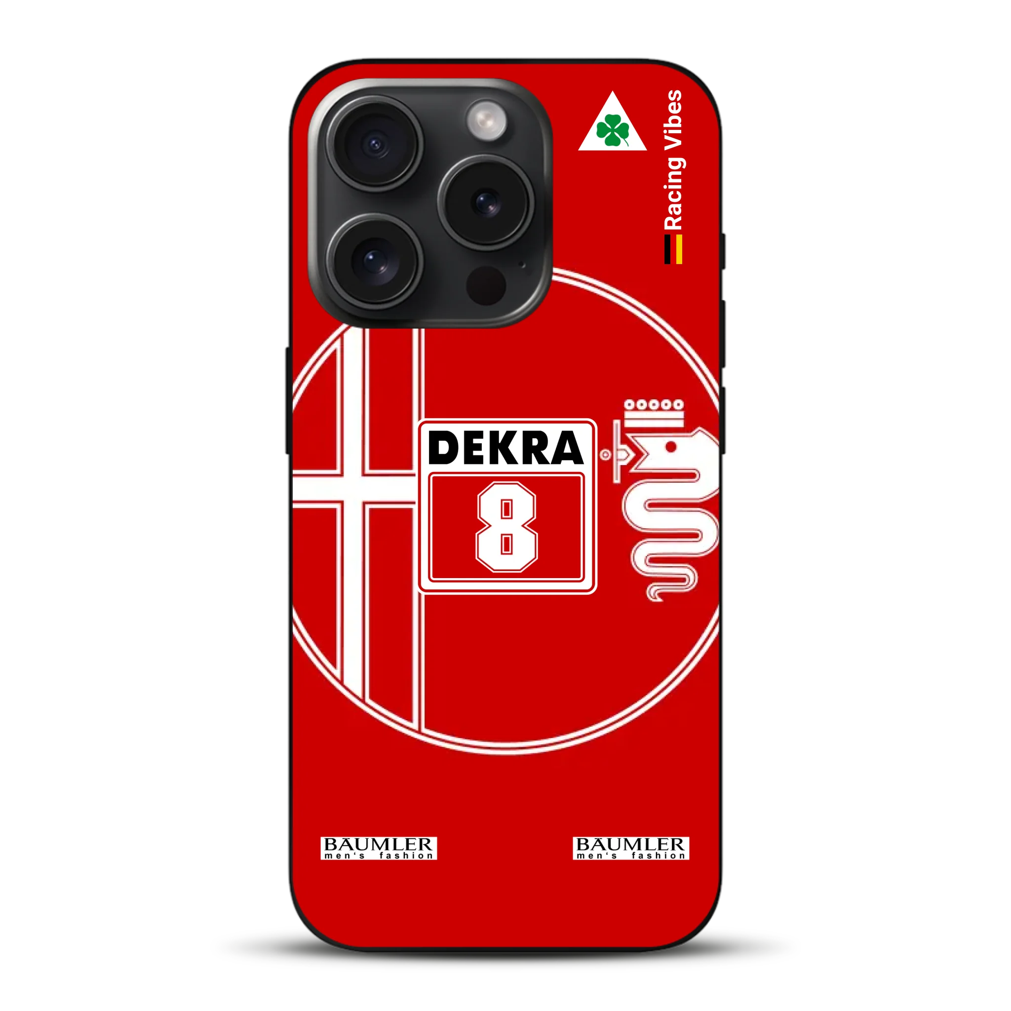 155 V6 TI #8 Larini DTM Champion 1993 Livery - Individuelle Handyhülle für iPhone