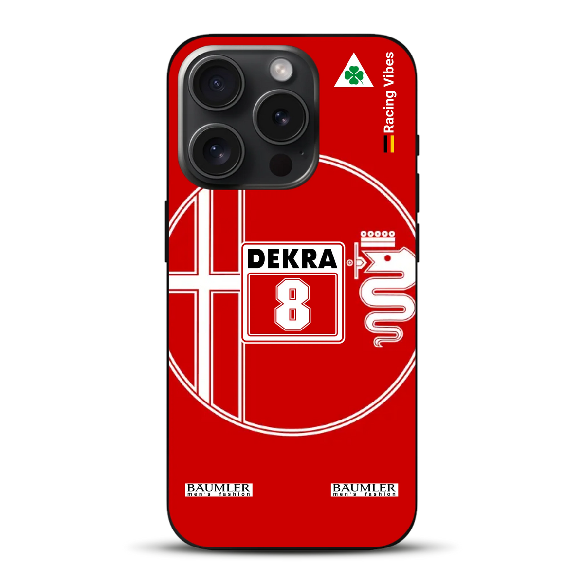 155 V6 TI #8 Larini DTM Champion 1993 Livery - Custodia per cellulare personalizzata per iPhone