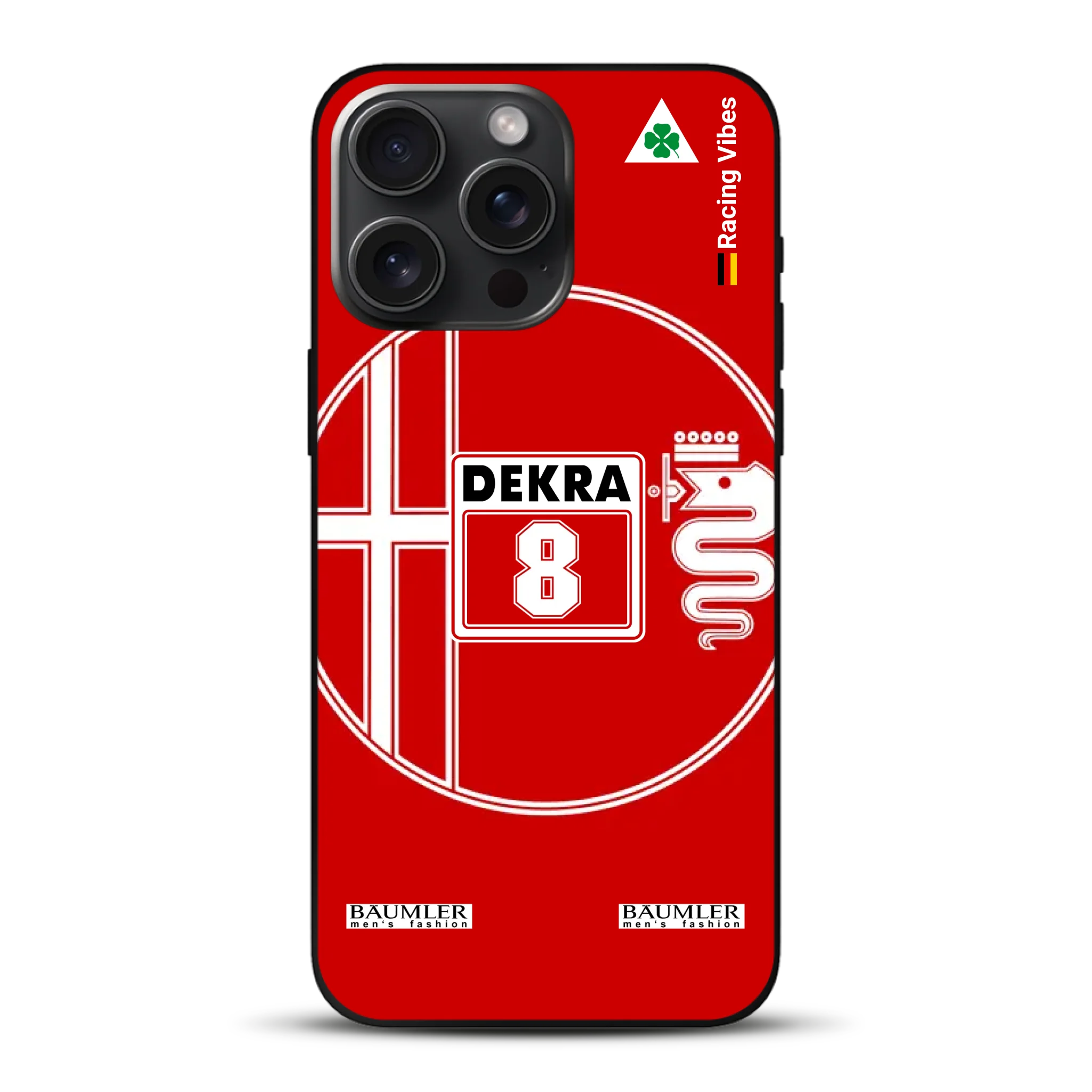 155 V6 TI #8 Larini DTM Champion 1993 Livery - Custodia per cellulare personalizzata per iPhone