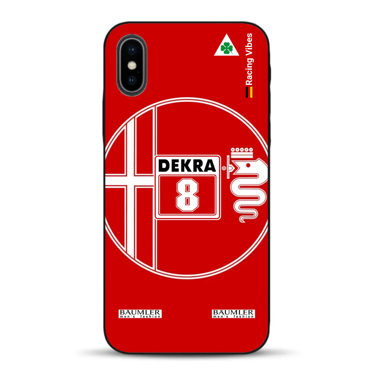 155 V6 TI #8 Larini DTM Champion 1993 Livery - Custodia per cellulare personalizzata per iPhone