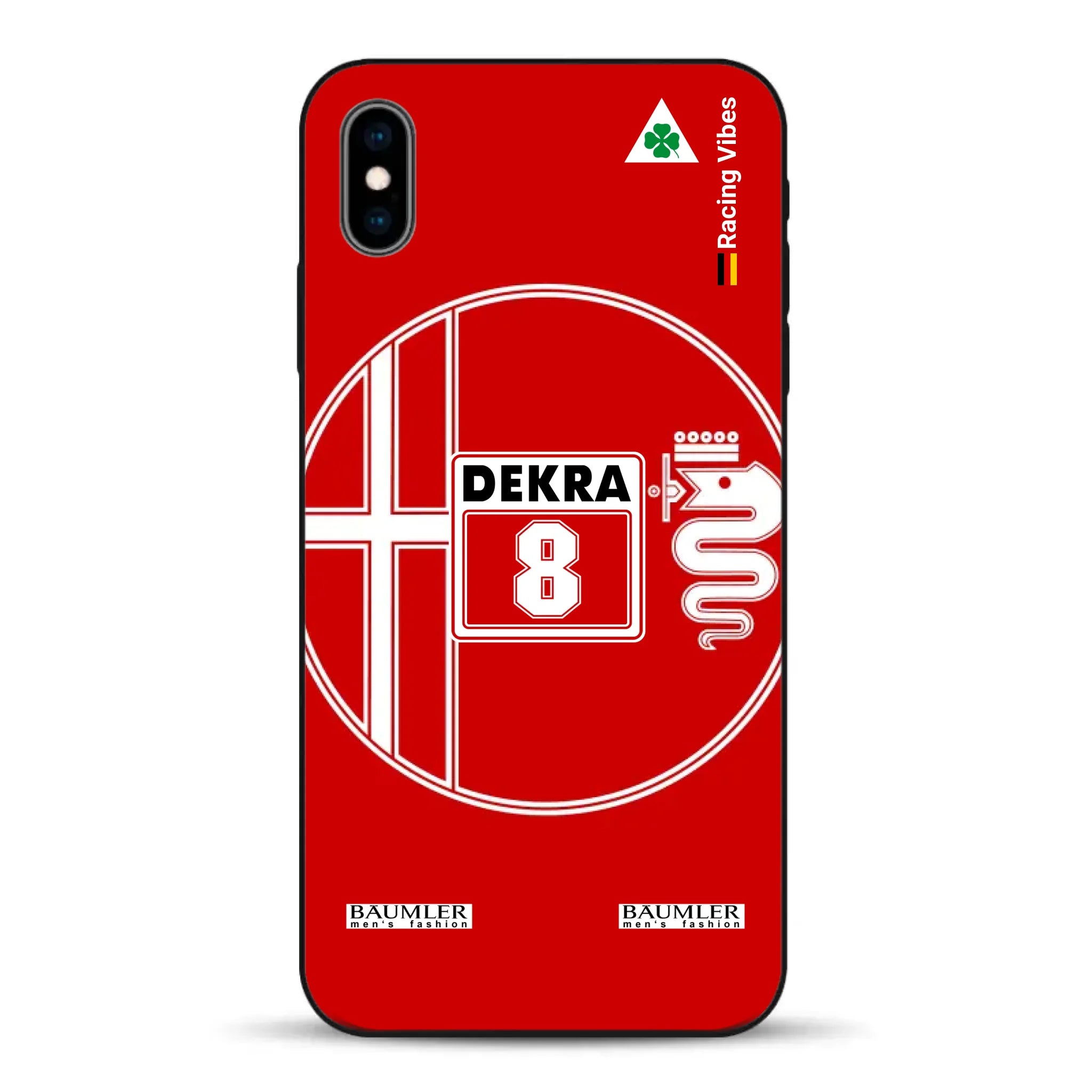 155 V6 TI #8 Larini DTM Champion 1993 Livery - Custodia per cellulare personalizzata per iPhone