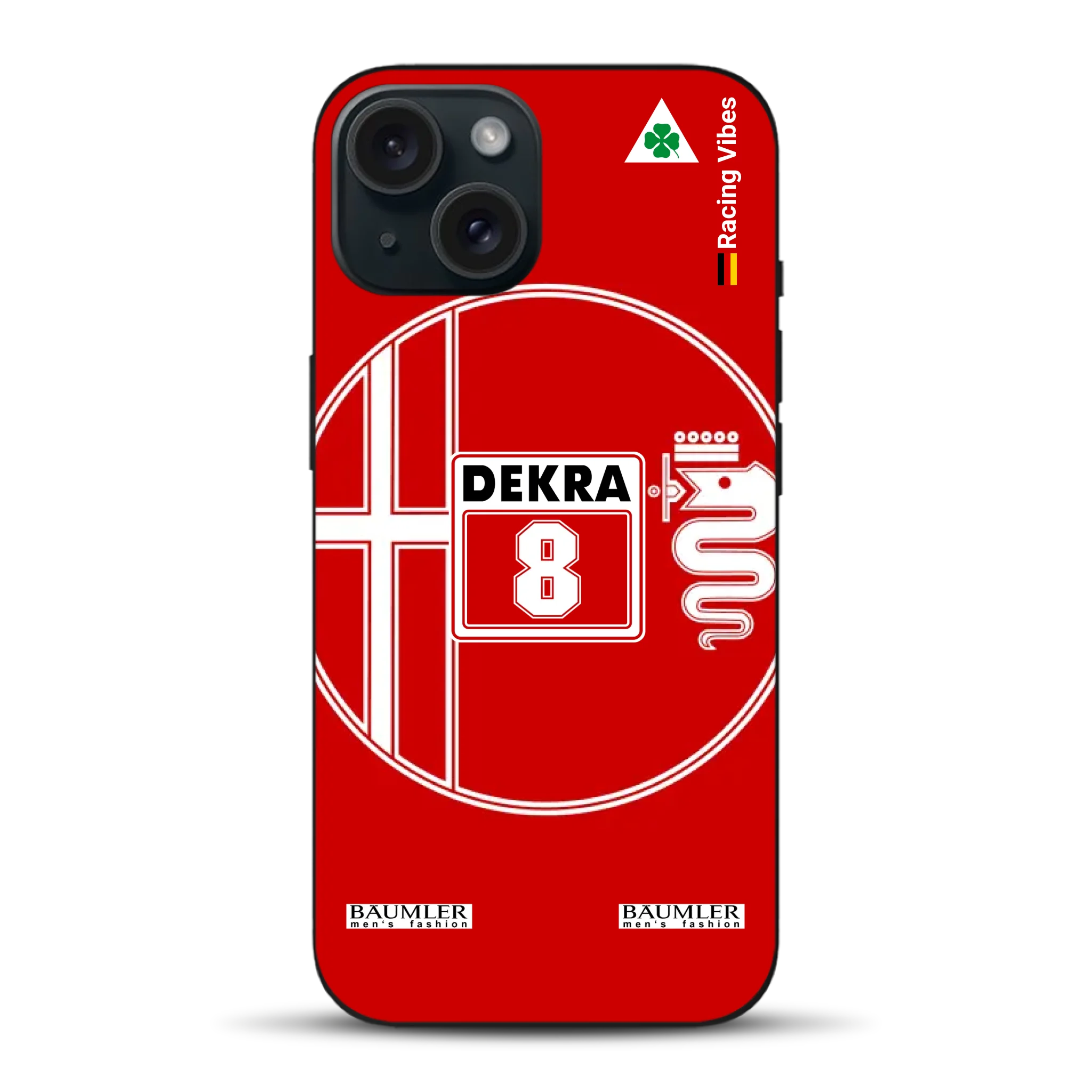 155 V6 TI #8 Larini DTM Champion 1993 Livery - Custodia per cellulare personalizzata per iPhone