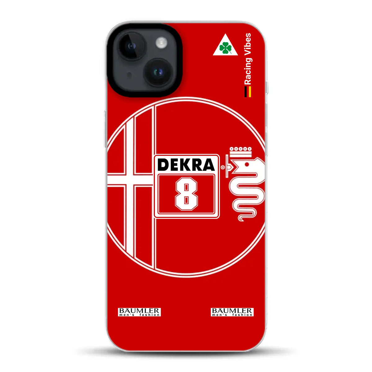 155 V6 TI #8 Larini DTM Champion 1993 Livery - Custodia per cellulare personalizzata per iPhone