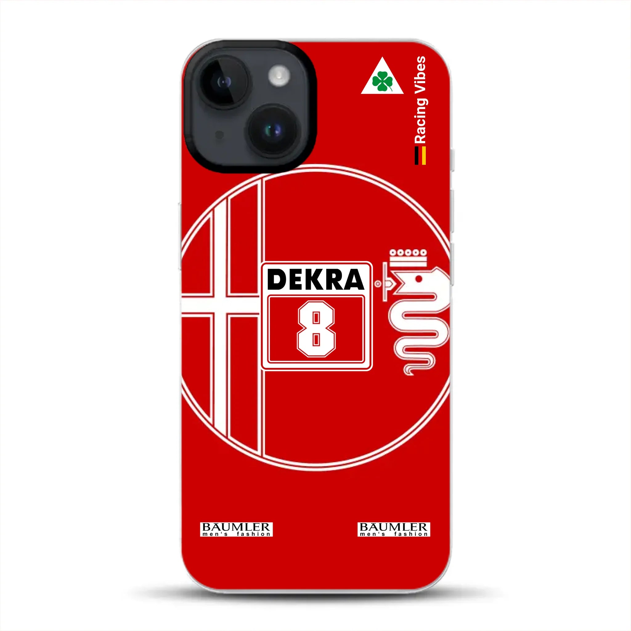 155 V6 TI #8 Larini DTM Champion 1993 Livery - Custodia per cellulare personalizzata per iPhone