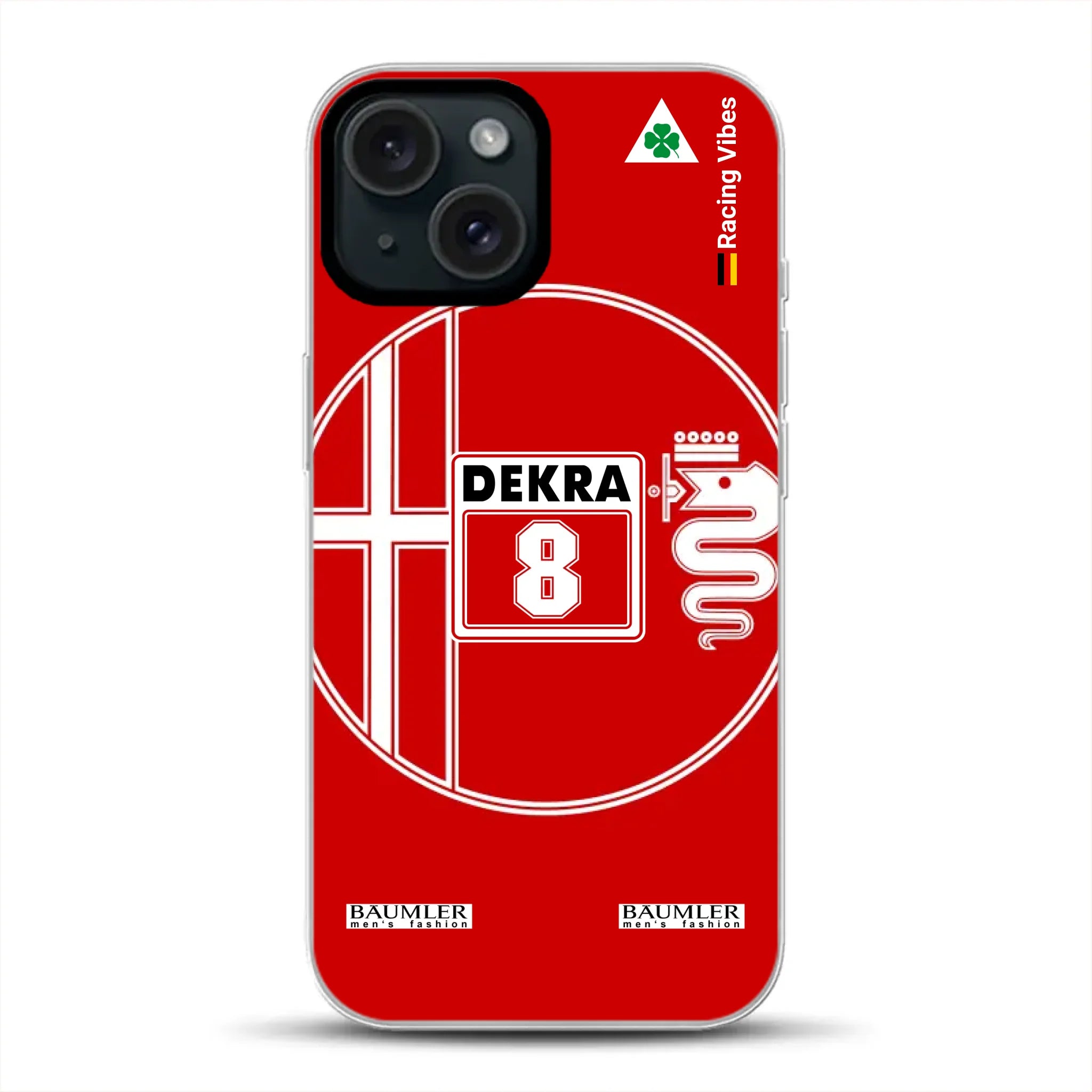 155 V6 TI #8 Larini DTM Champion 1993 Livery - Custodia per cellulare personalizzata per iPhone