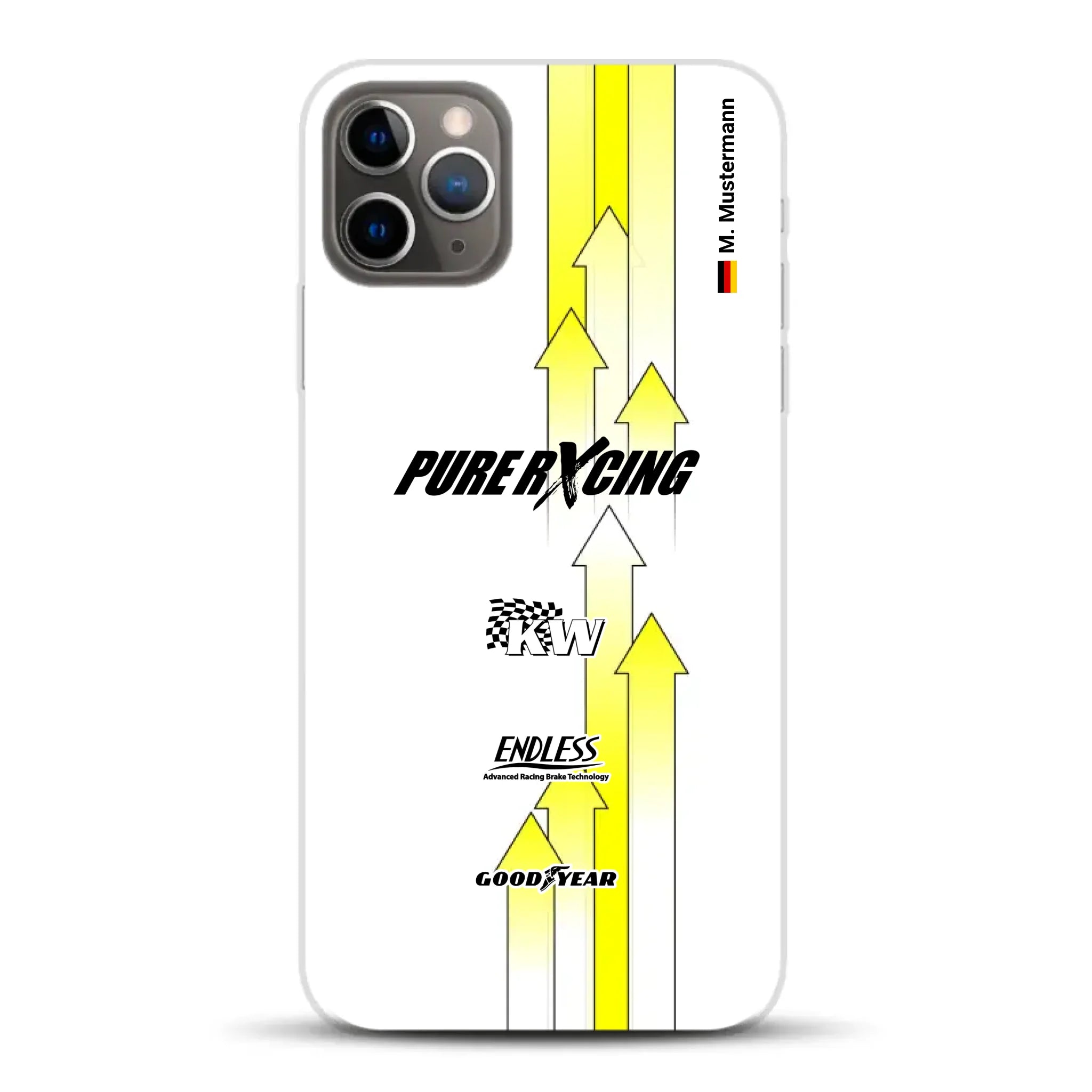 Grellino Porsche GT Livery - Custodia per cellulare personalizzata per iPhone