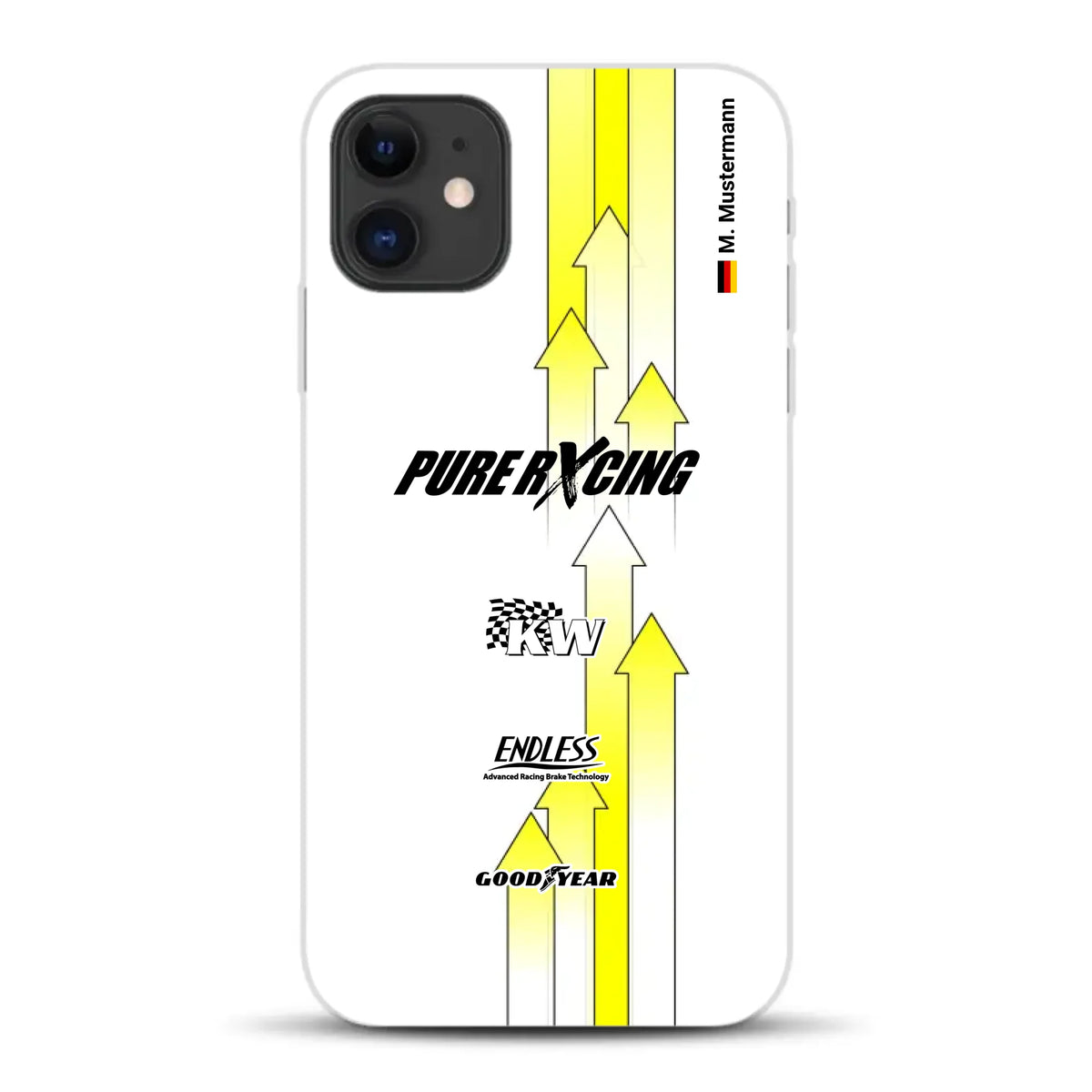 Grellino Porsche GT Livery - Custodia per cellulare personalizzata per iPhone