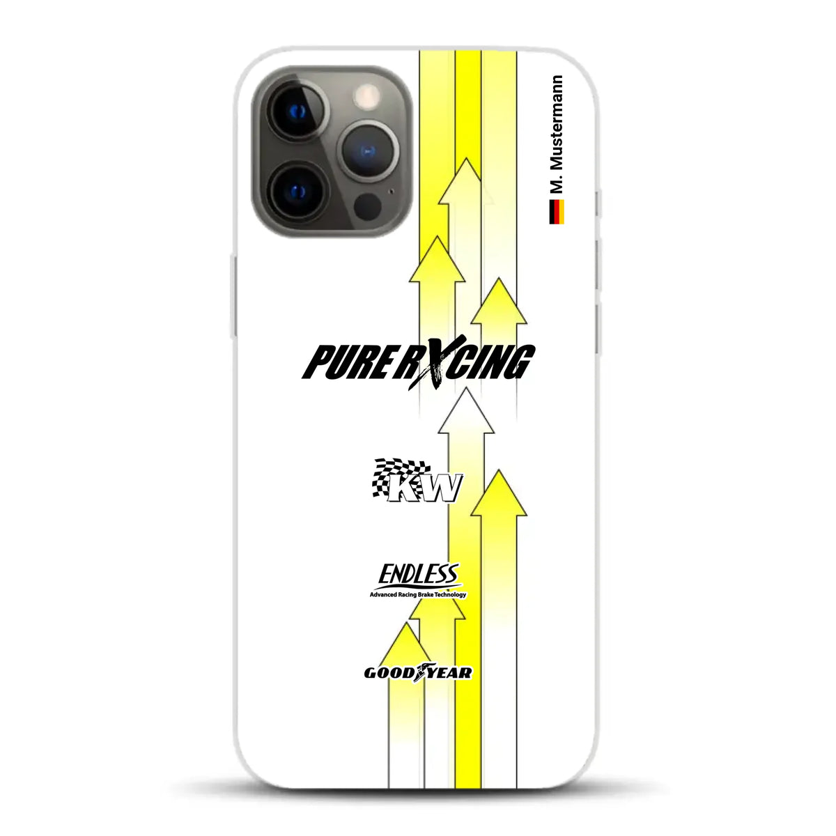 Grellino Porsche GT Livery - Custodia per cellulare personalizzata per iPhone