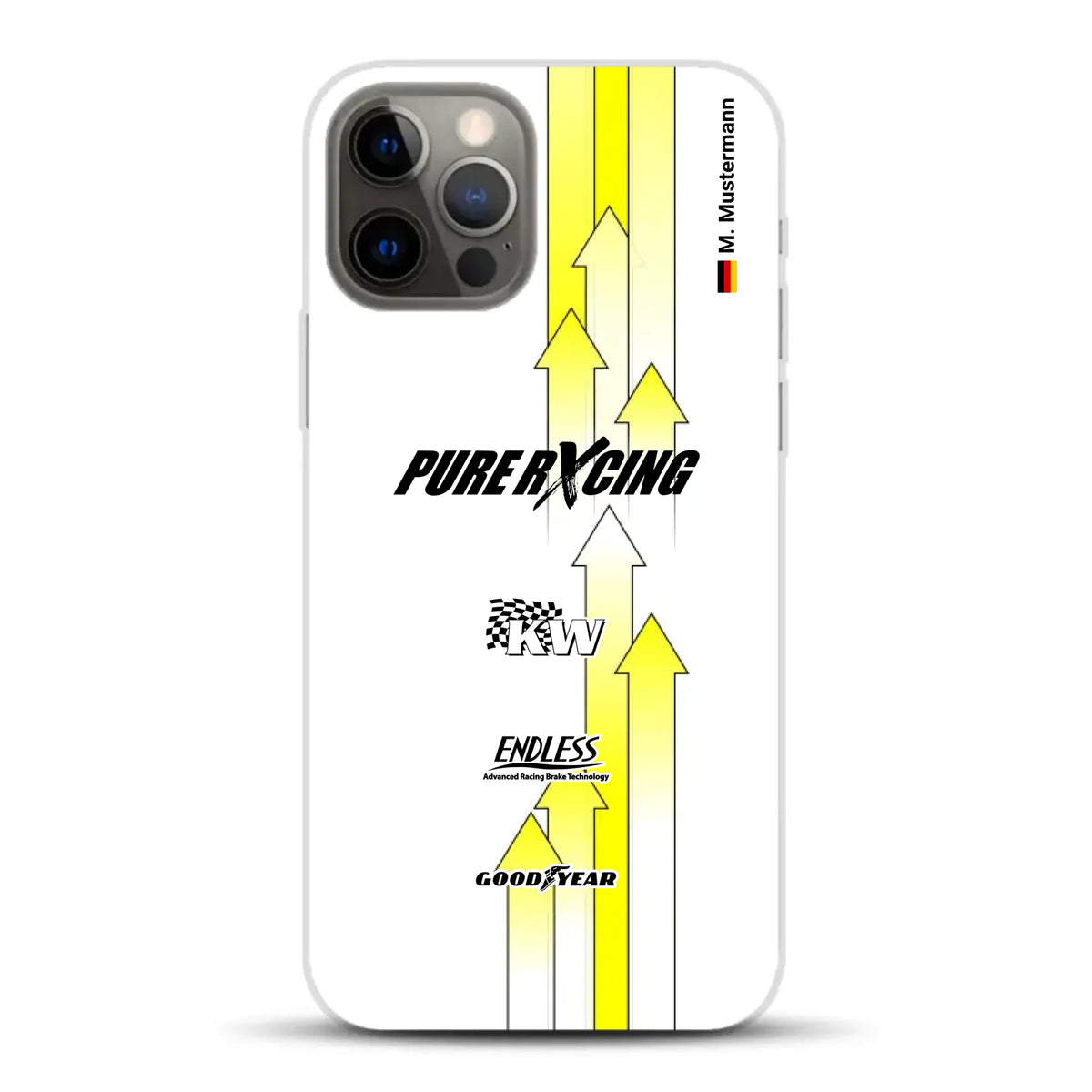 Grellino Porsche GT Livery - Custodia per cellulare personalizzata per iPhone