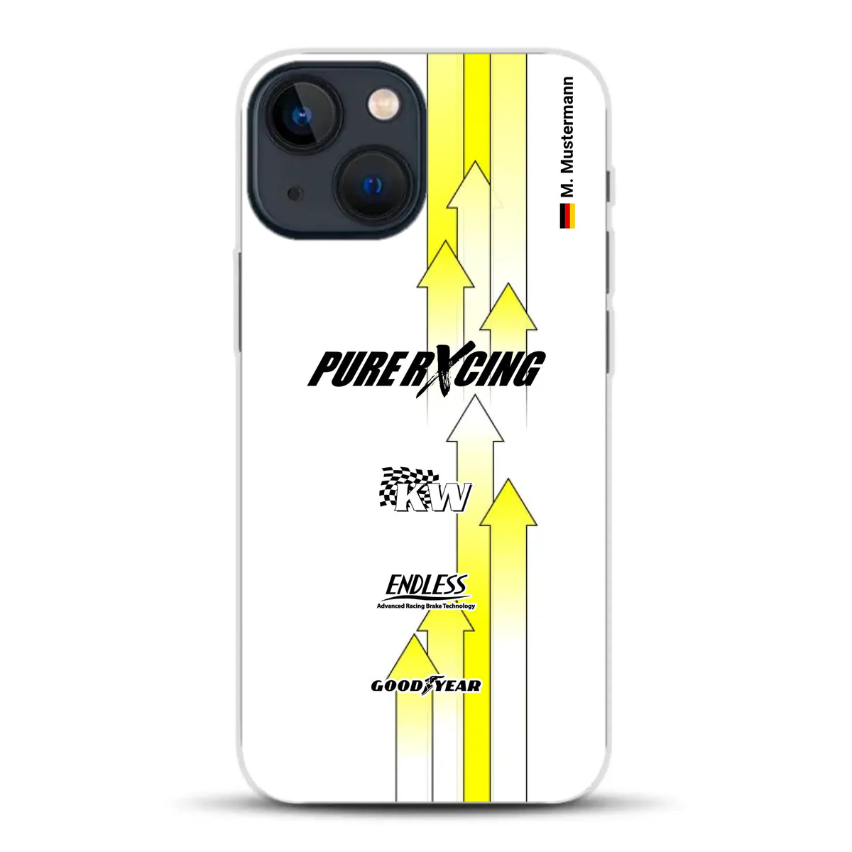 Grellino Porsche GT Livery - Custodia per cellulare personalizzata per iPhone
