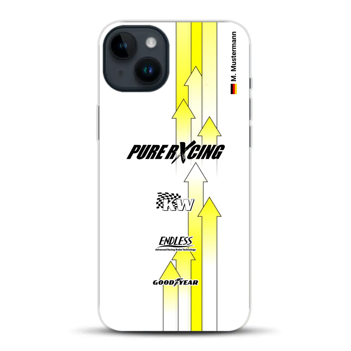 Grellino Porsche GT Livery - Custodia per cellulare personalizzata per iPhone