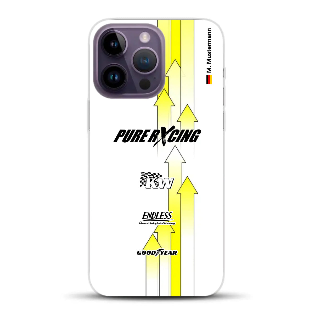 Grellino Porsche GT Livery - Custodia per cellulare personalizzata per iPhone