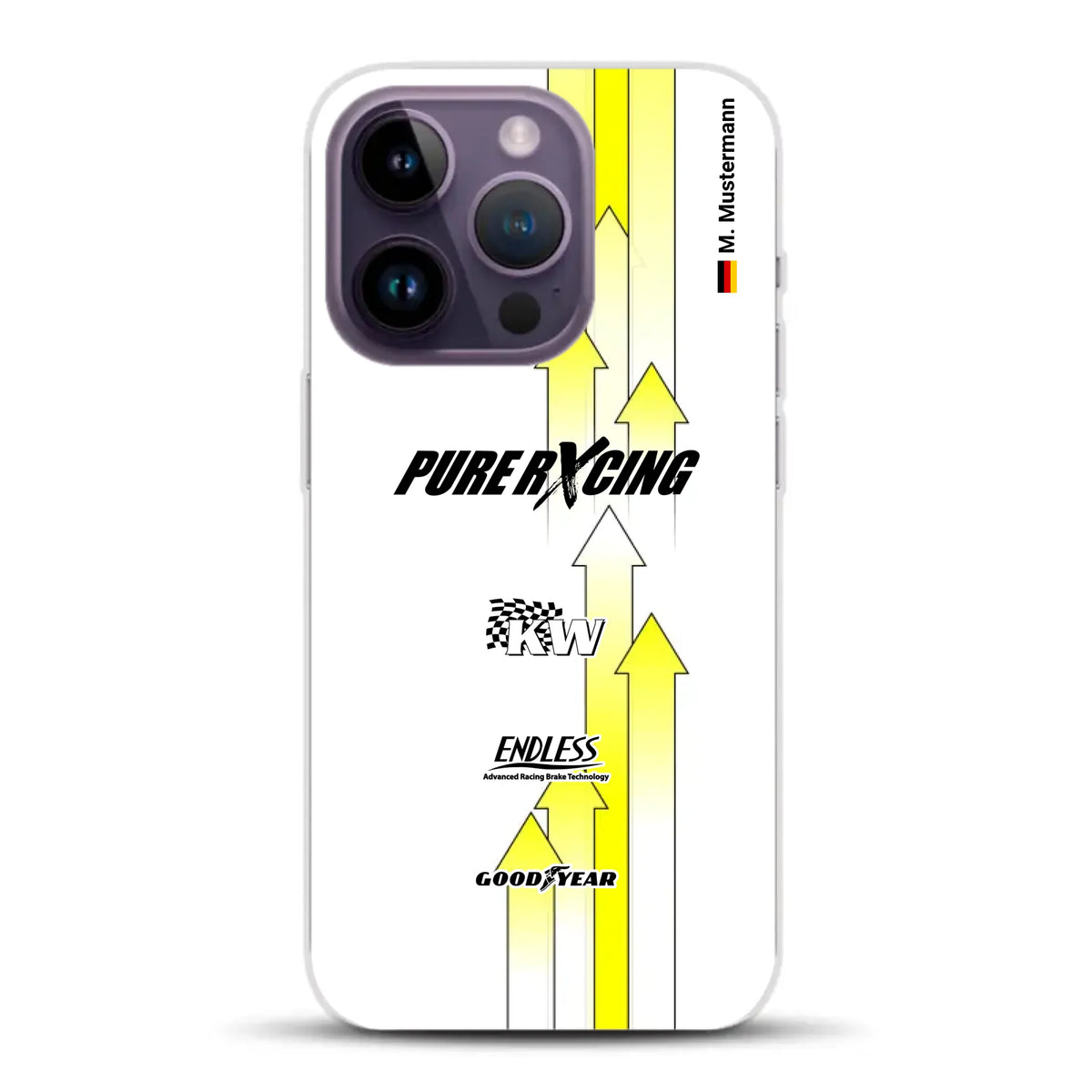 Grellino Porsche GT Livery - Custodia per cellulare personalizzata per iPhone