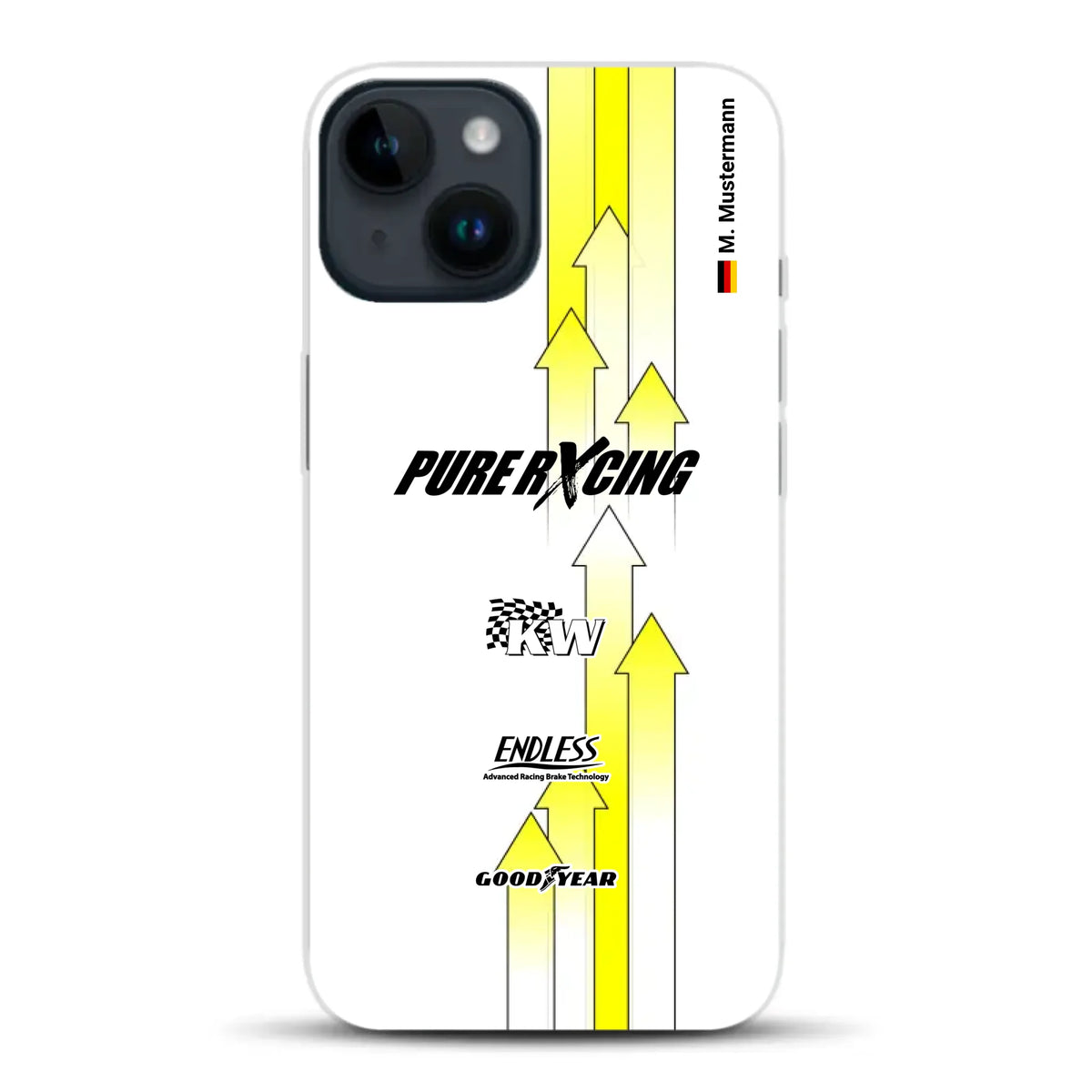 Grellino Porsche GT Livery - Custodia per cellulare personalizzata per iPhone
