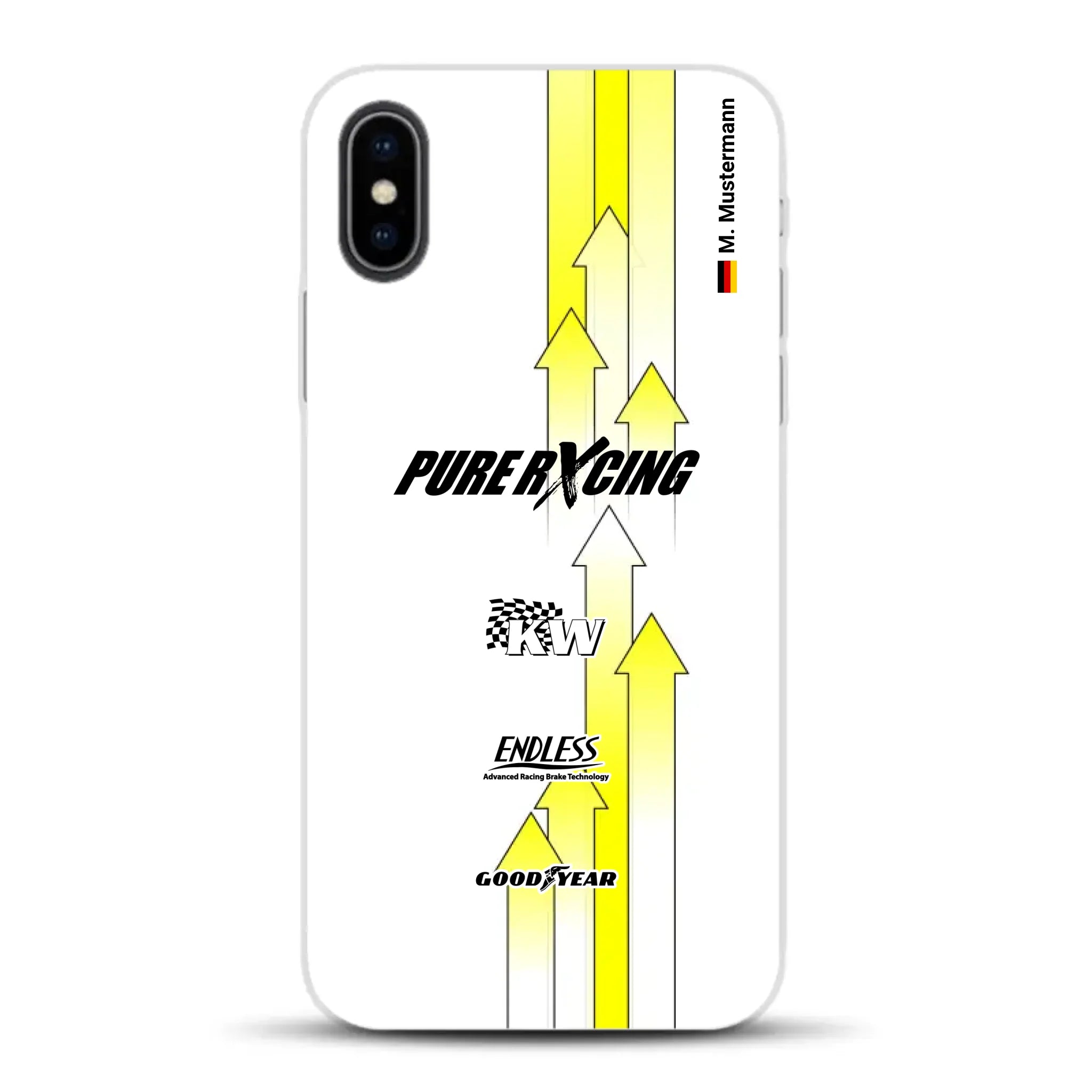 Grellino Porsche GT Livery - Individuelle Handyhülle für iPhone