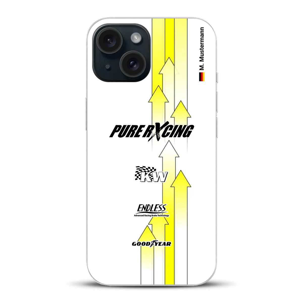 Grellino Porsche GT Livery - Custodia per cellulare personalizzata per iPhone