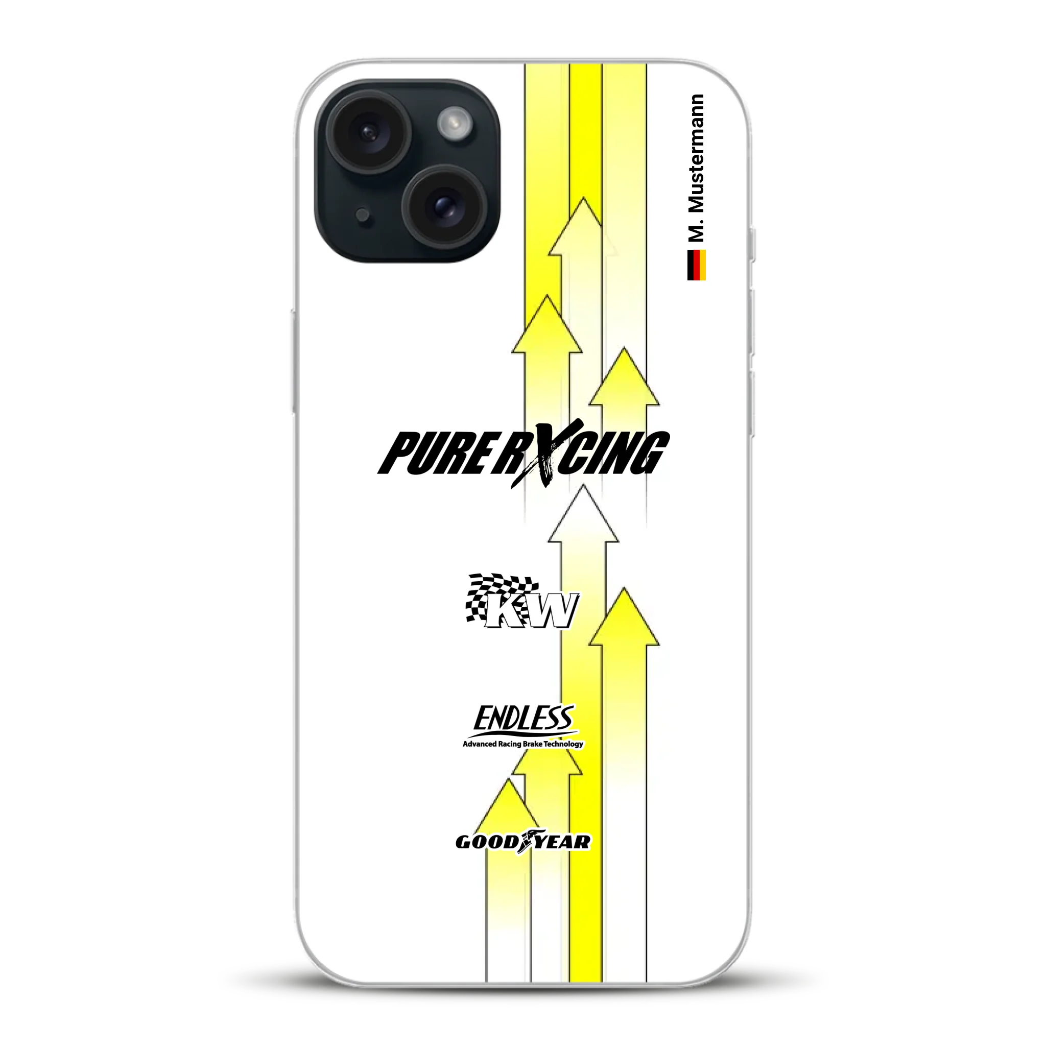 Grellino Porsche GT Livery - Individuelle Handyhülle für iPhone