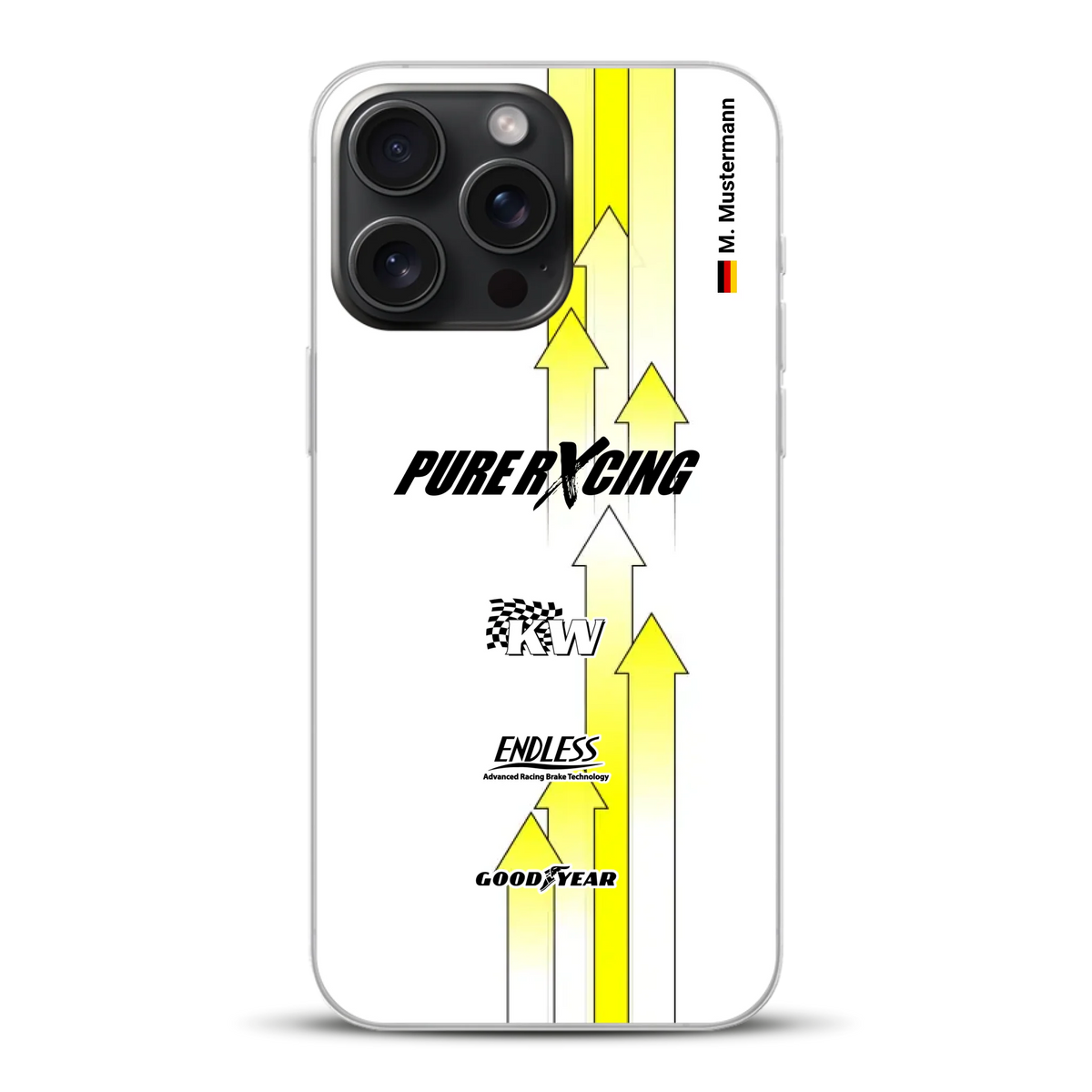 Grellino Porsche GT Livery - Custodia per cellulare personalizzata per iPhone