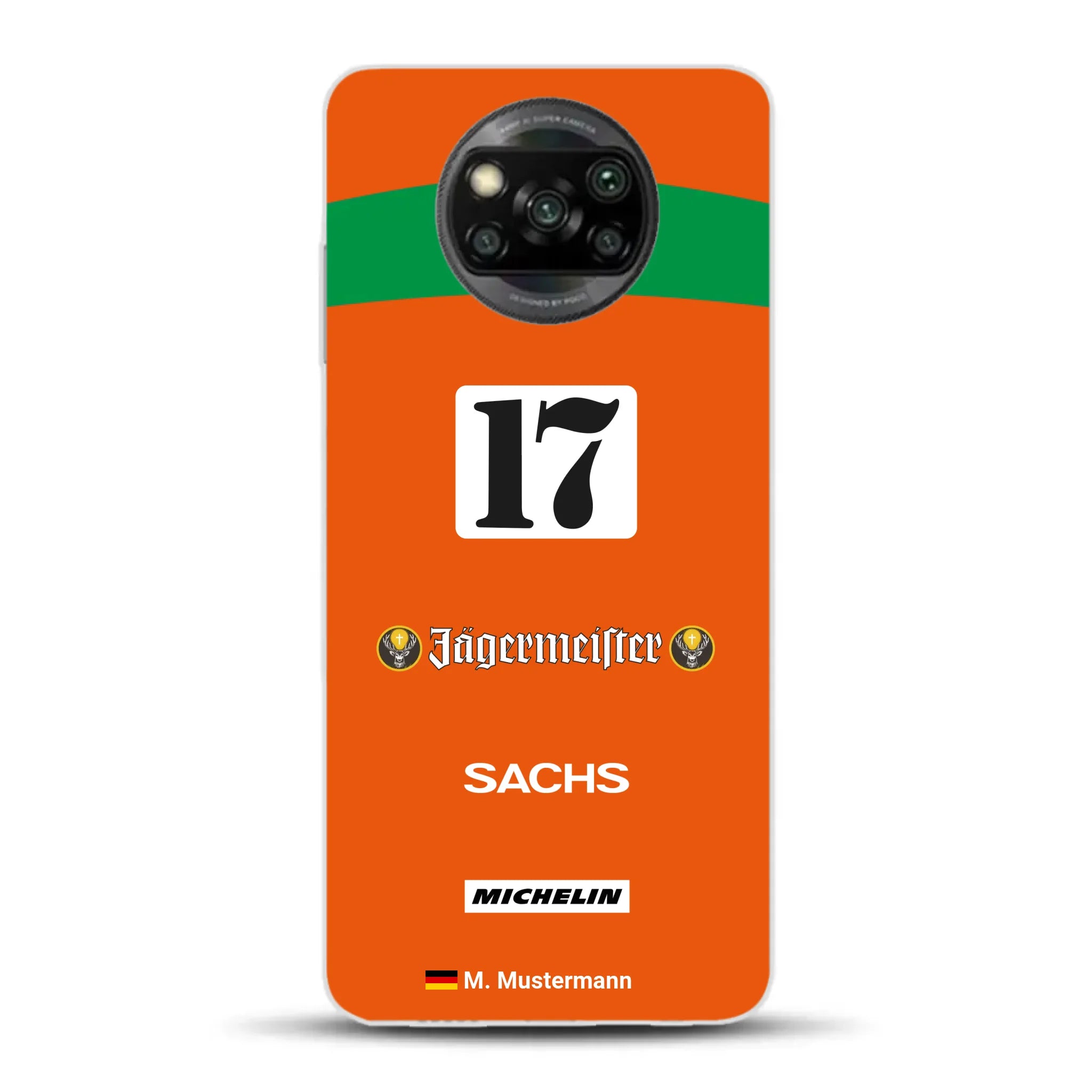 Brun Porsche 962 Livery - Custodia per cellulare personalizzata per Xiaomi