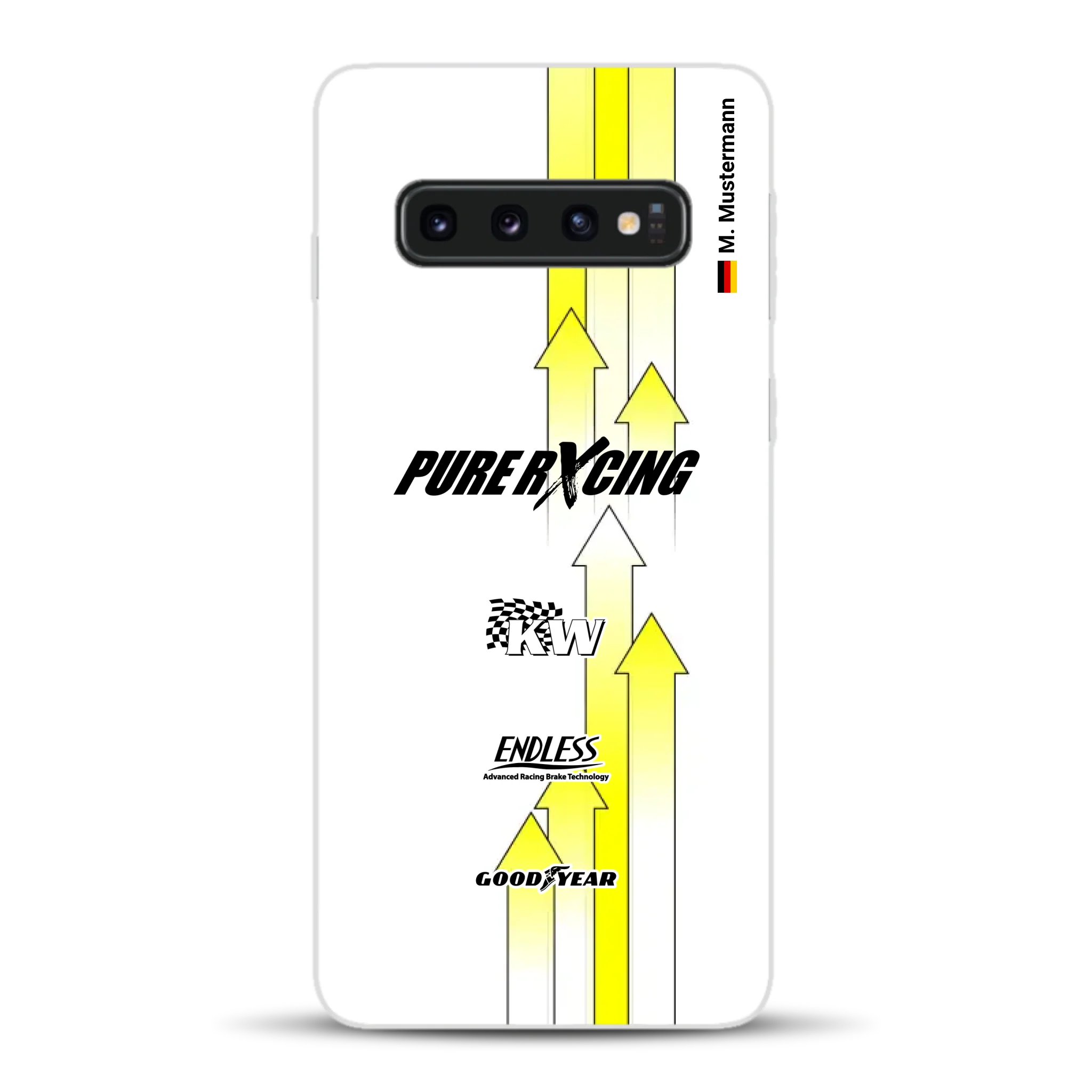 Grellino Porsche GT Livery - Custom phone case for Samsung