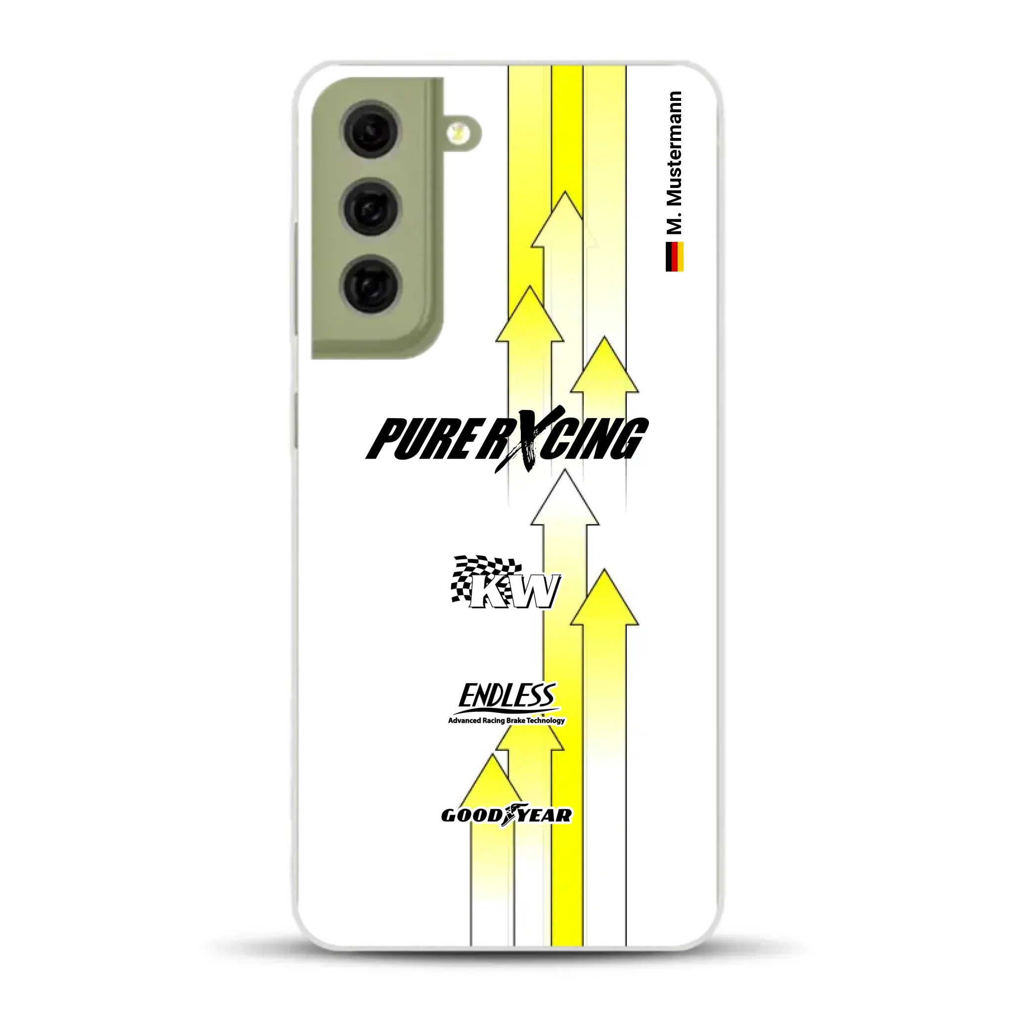 Grellino Porsche GT Livery - Custom phone case for Samsung