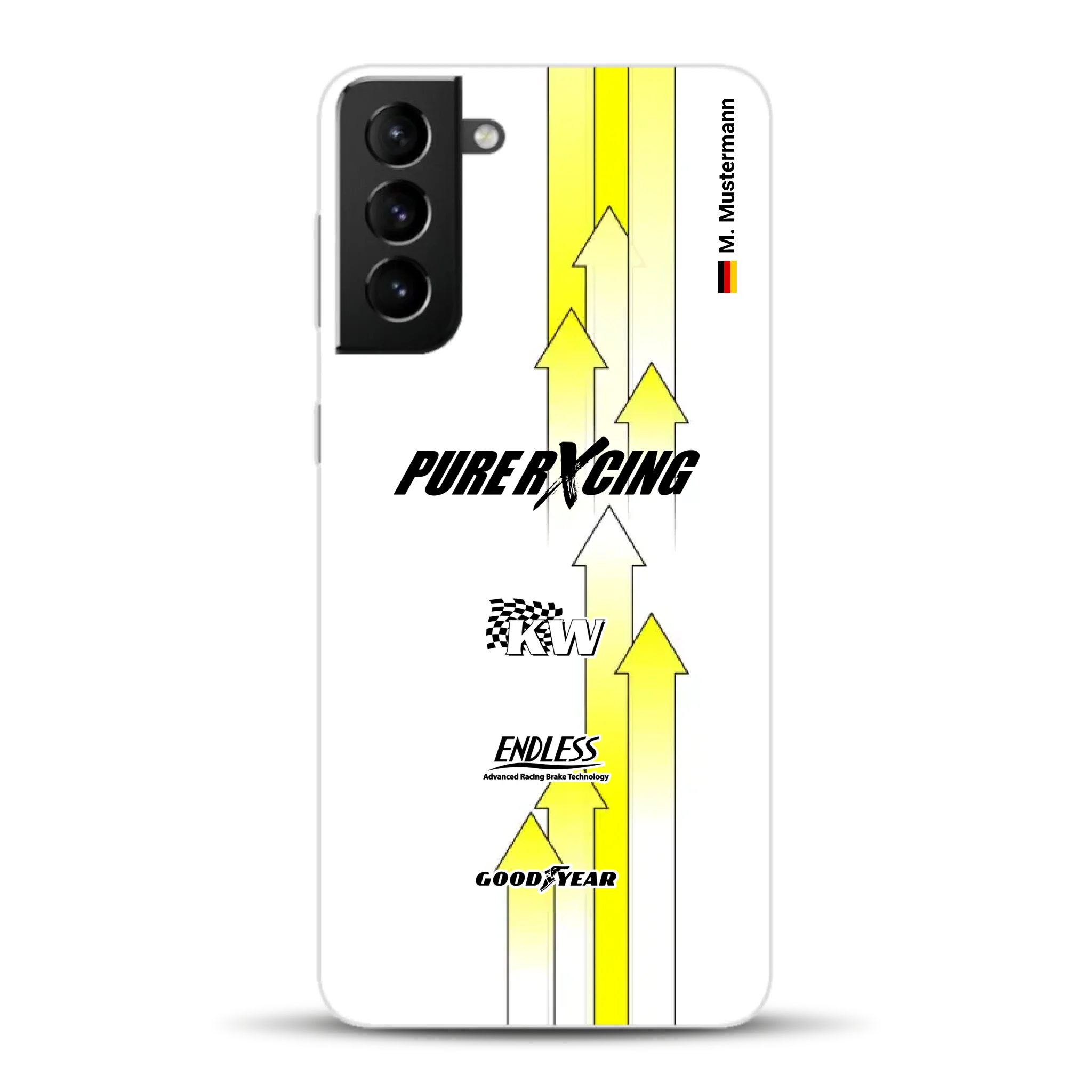Grellino Porsche GT Livery - Custom phone case for Samsung