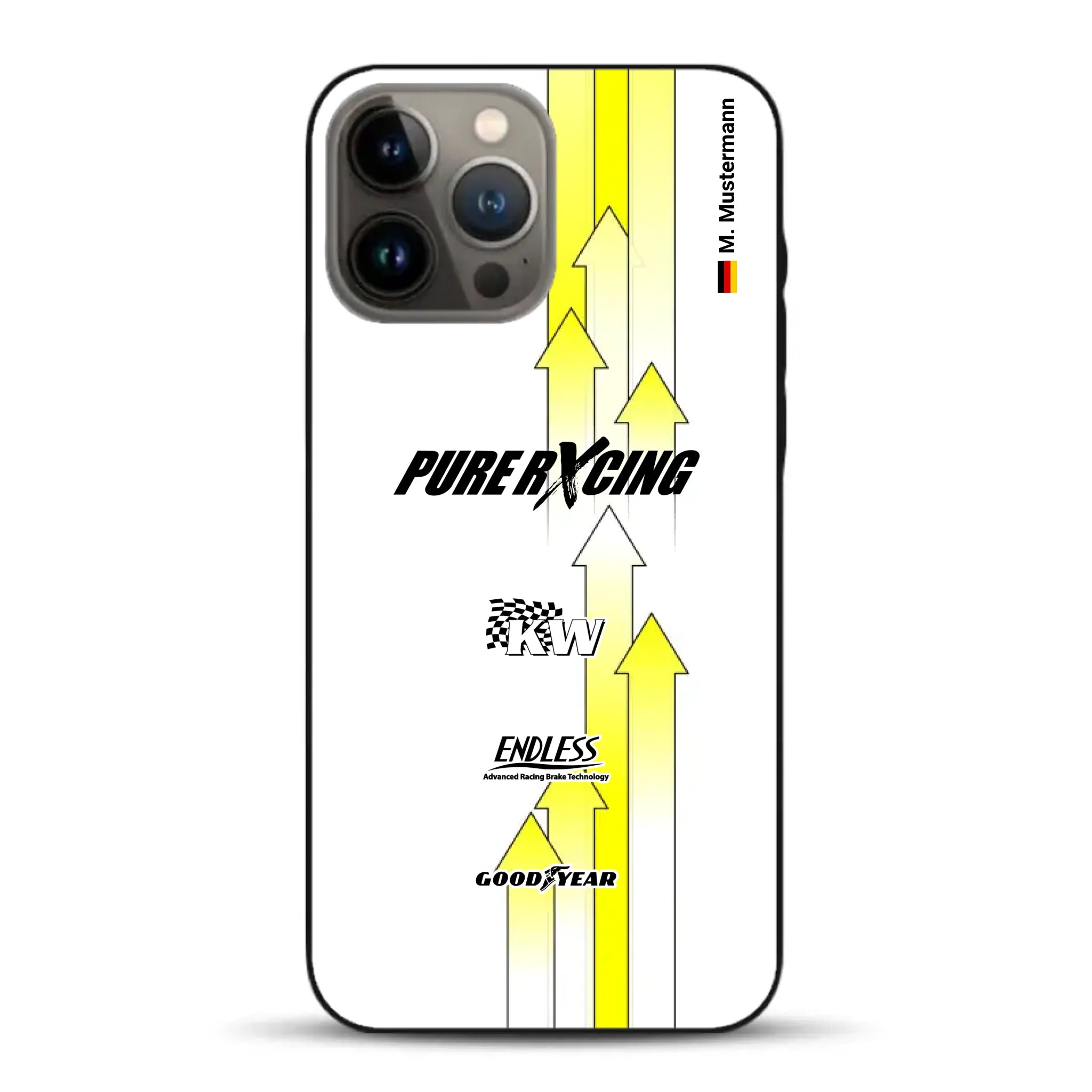 Grellino Porsche GT Livery - Individuelle Handyhülle für iPhone