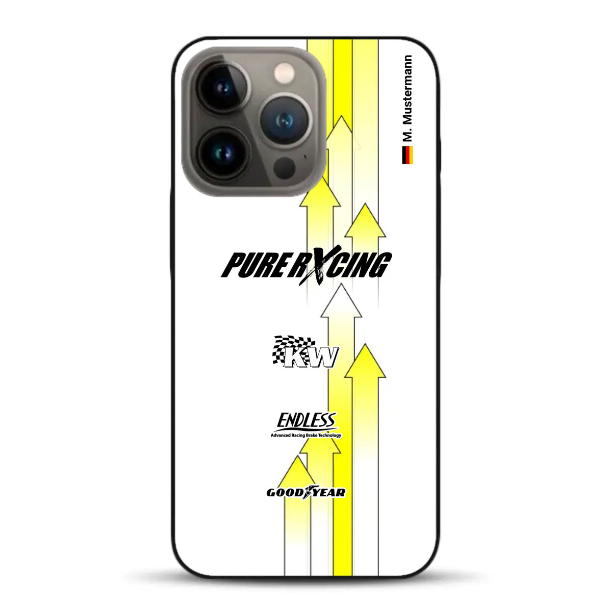 Grellino Porsche GT Livery - Custodia per cellulare personalizzata per iPhone