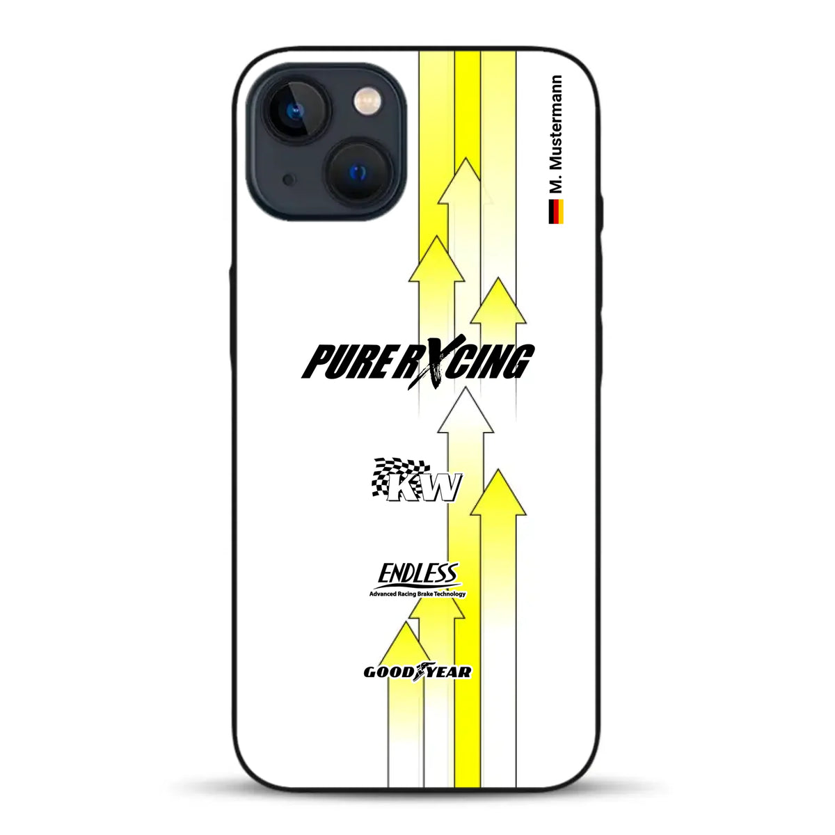 Grellino Porsche GT Livery - Custodia per cellulare personalizzata per iPhone