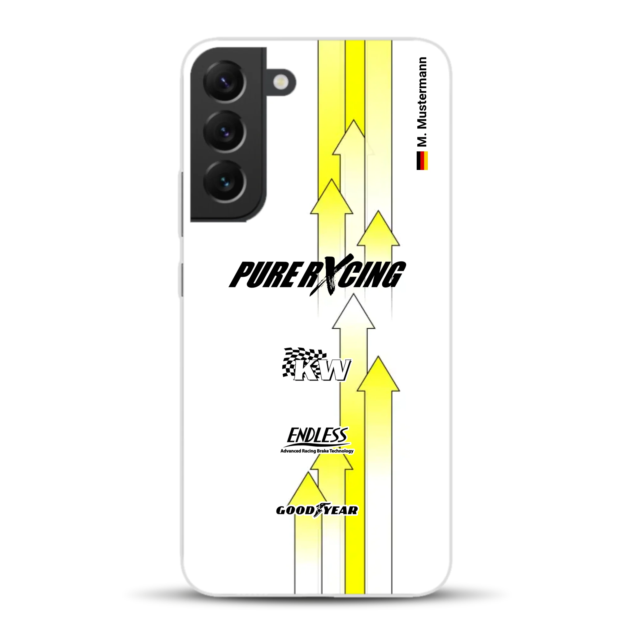 Grellino Porsche GT Livery - Custom phone case for Samsung