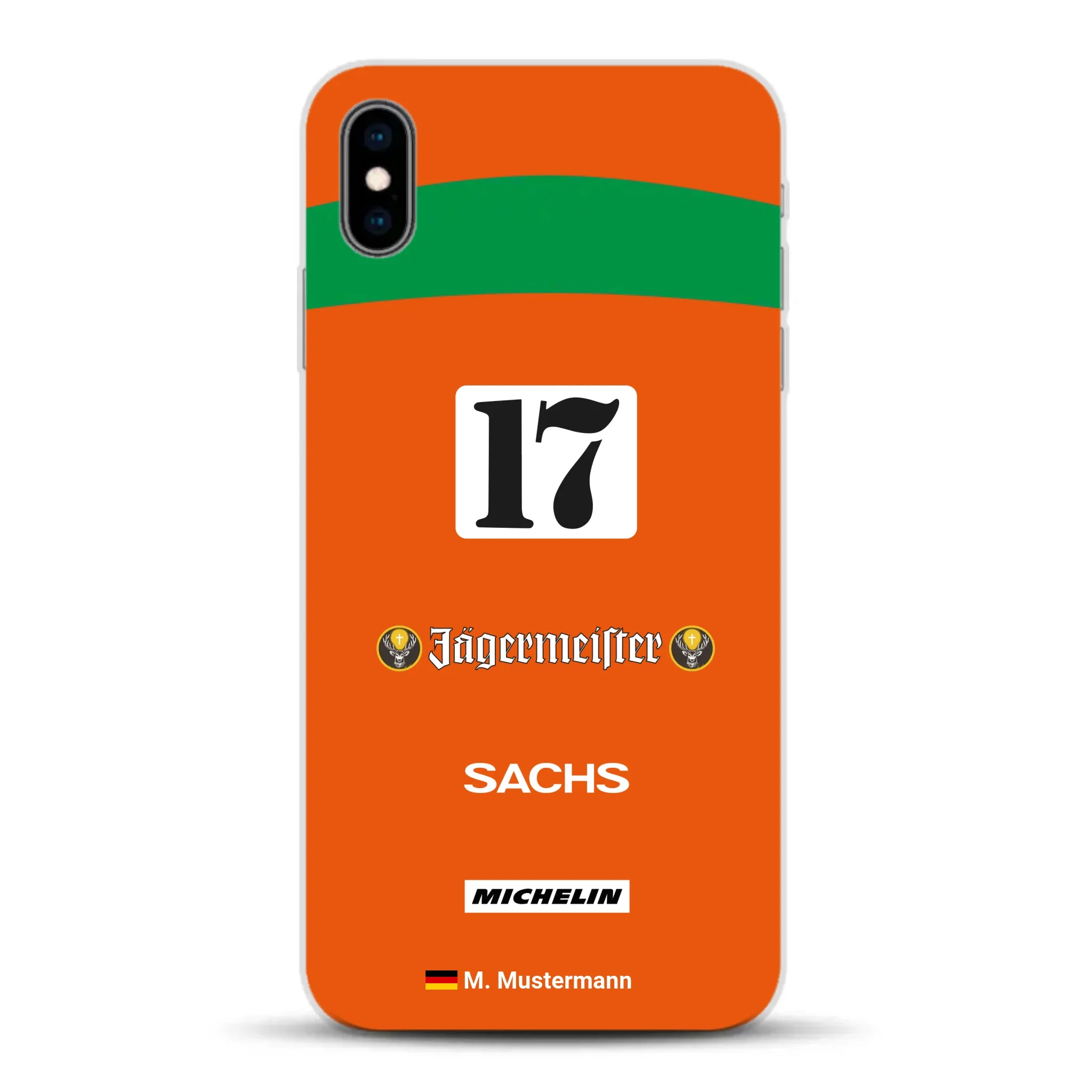 Brun Porsche 962 Livery - Custodia per cellulare personalizzata per iPhone