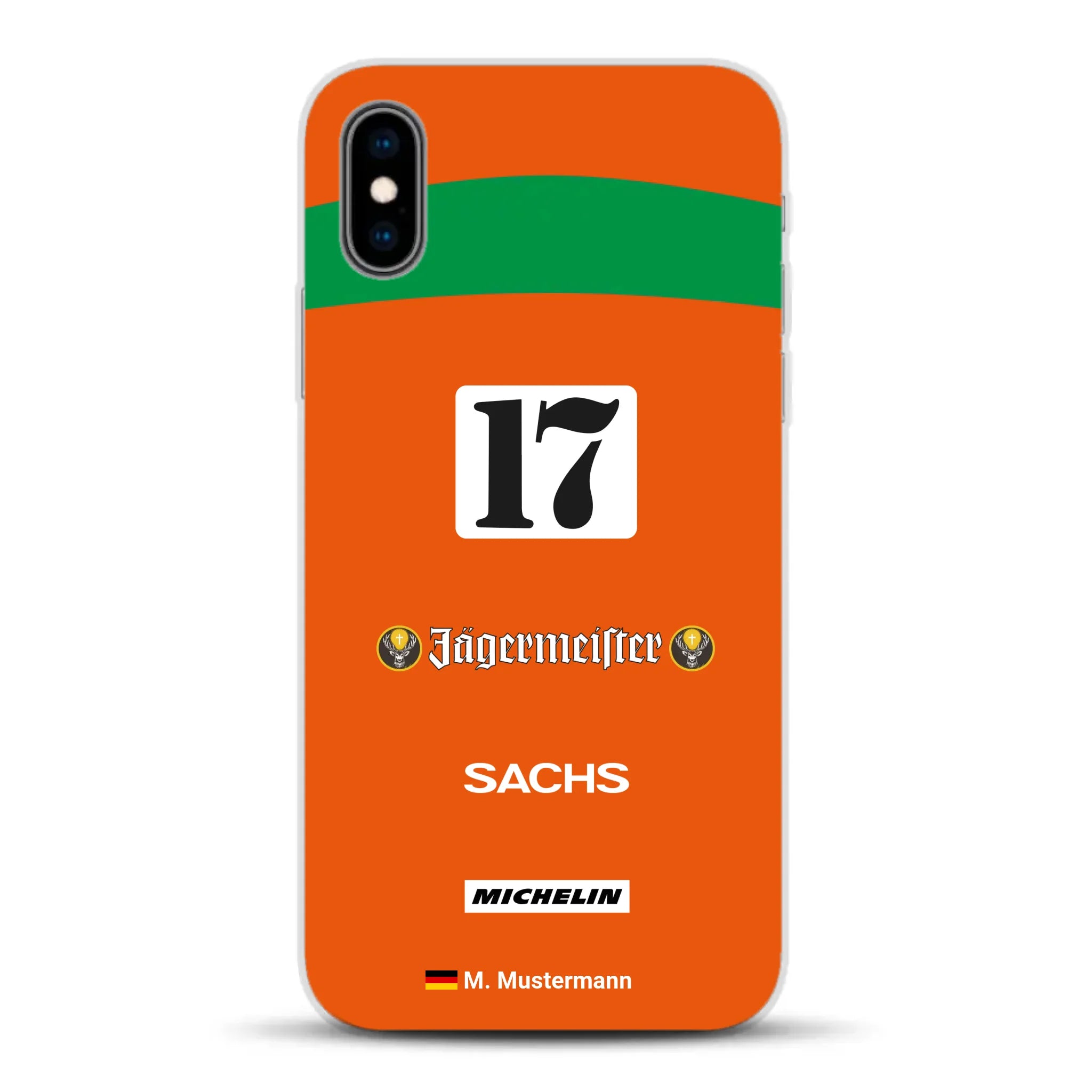 Brun Porsche 962 Livery - Custodia per cellulare personalizzata per iPhone