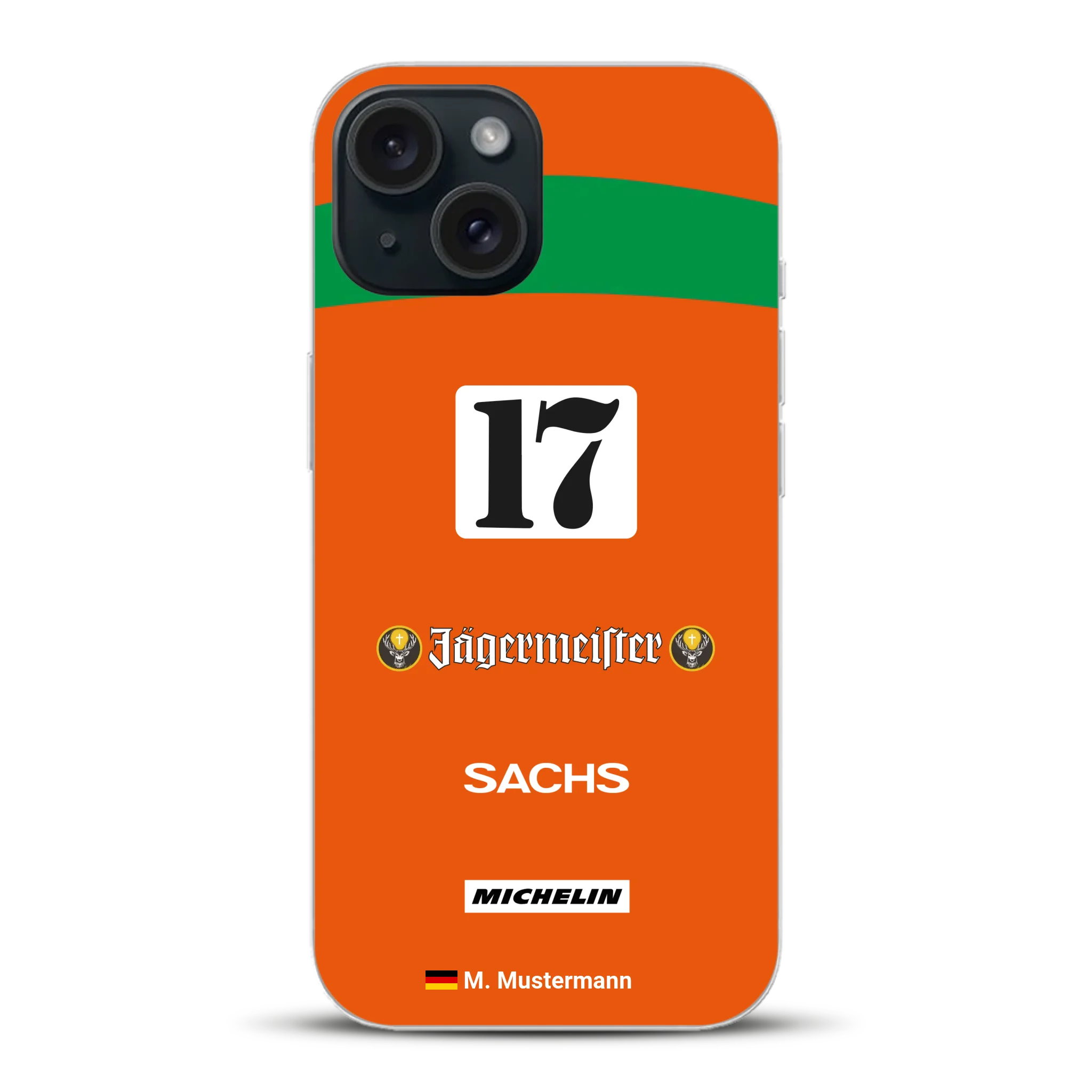 Brun Porsche 962 Livery - Custodia per cellulare personalizzata per iPhone