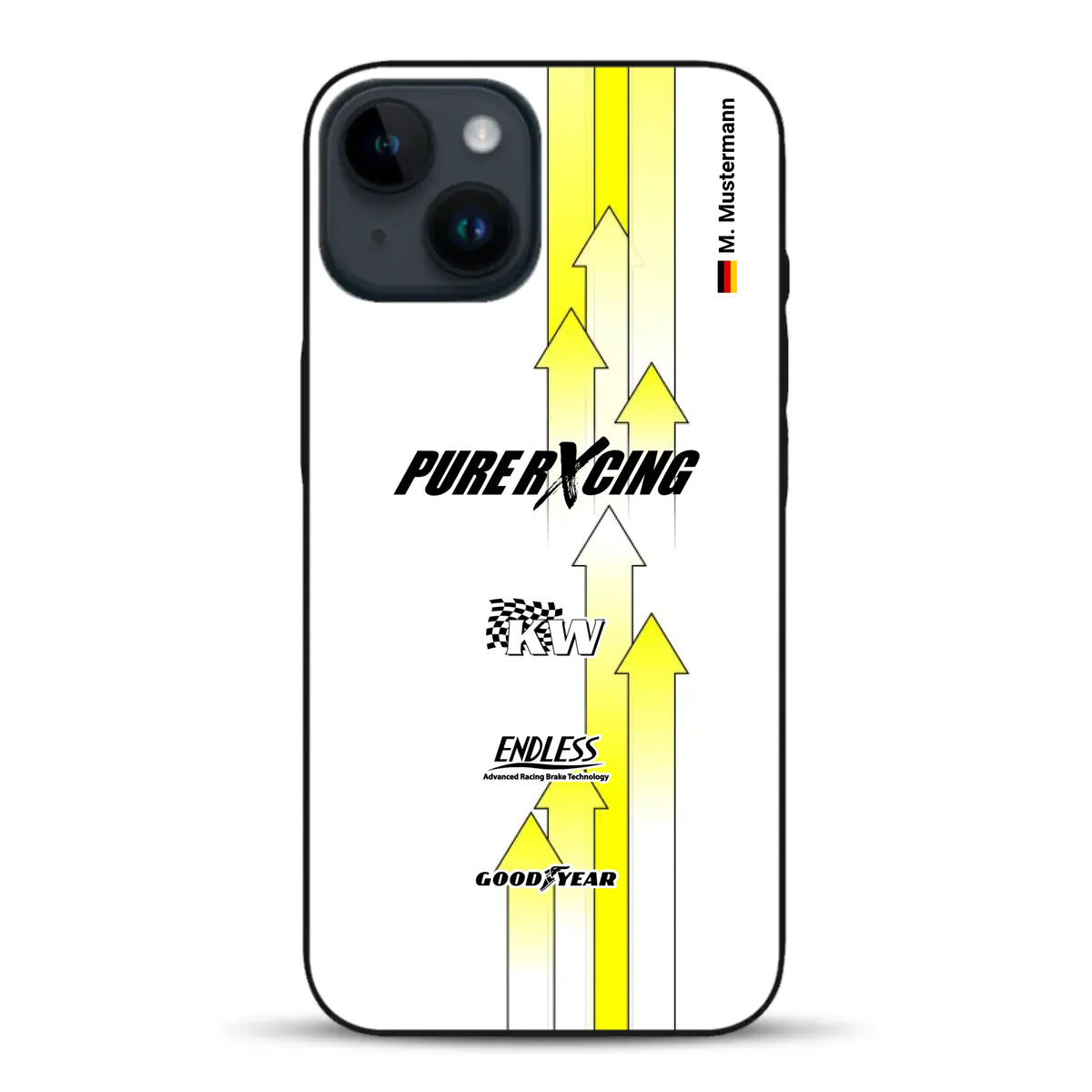 Grellino Porsche GT Livery - Custodia per cellulare personalizzata per iPhone