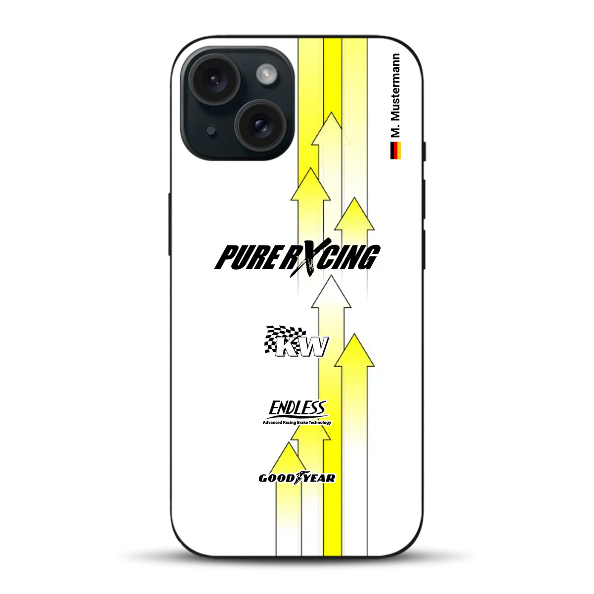 Grellino Porsche GT Livery - Custodia per cellulare personalizzata per iPhone