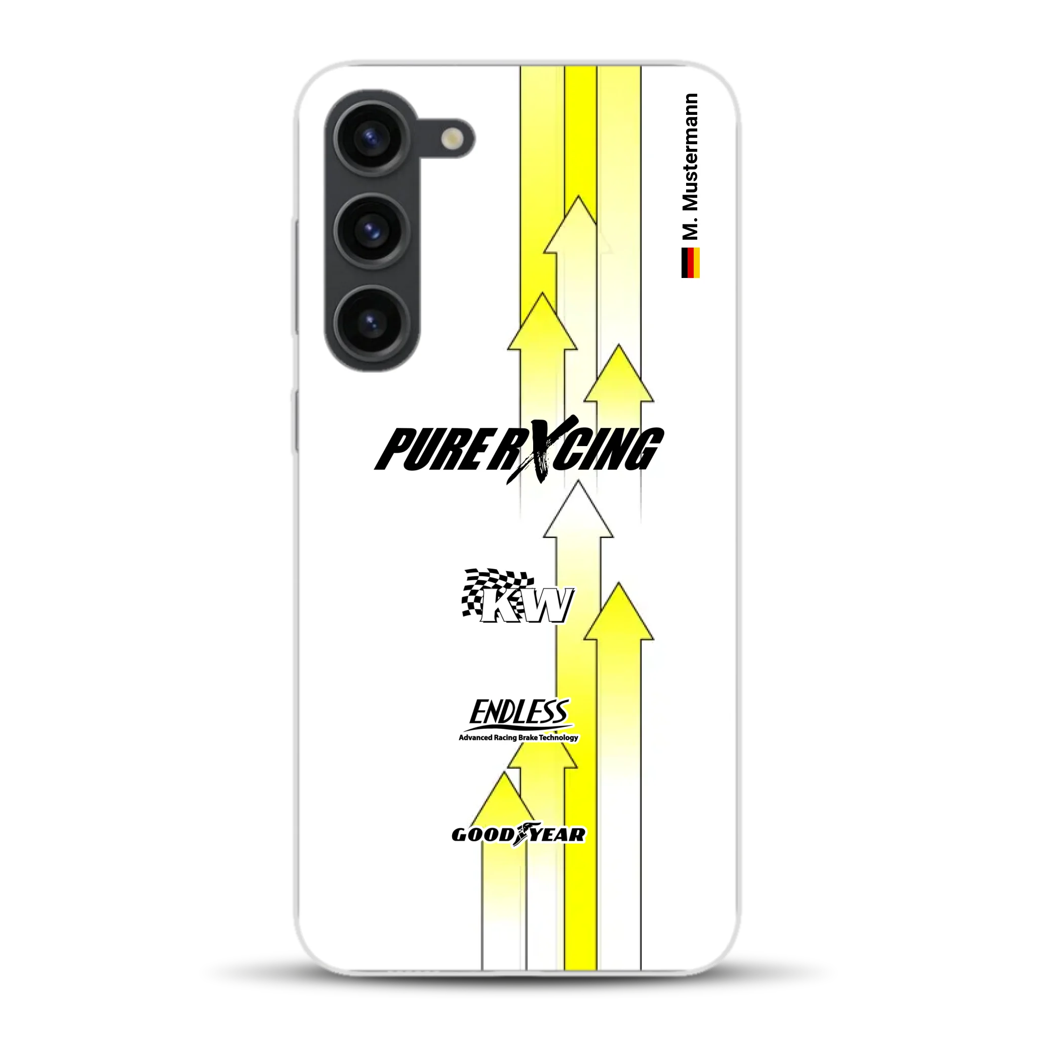 Grellino Porsche GT Livery - Custom phone case for Samsung